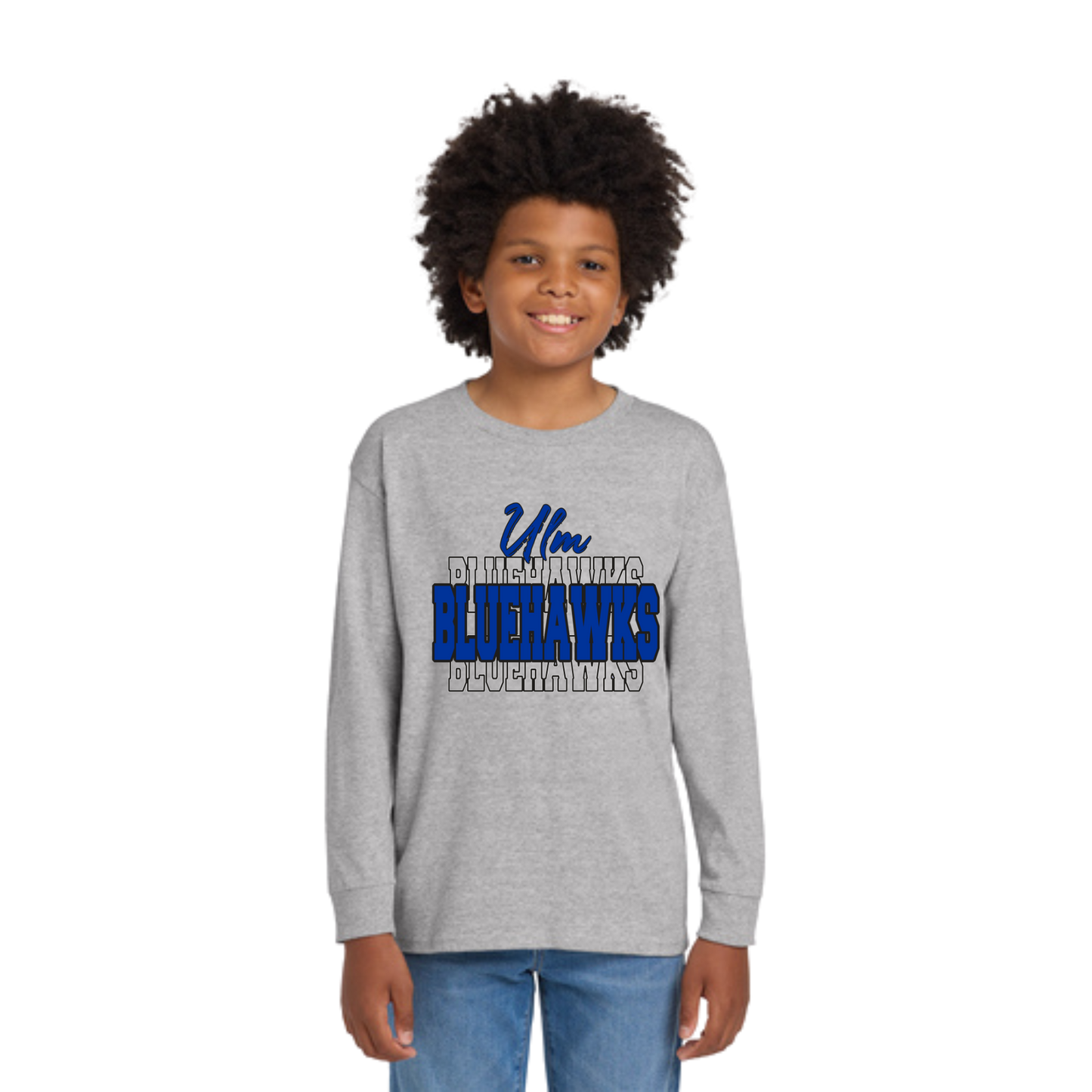 Ulm Bluehawks Youth Long Sleeve T-Shirt