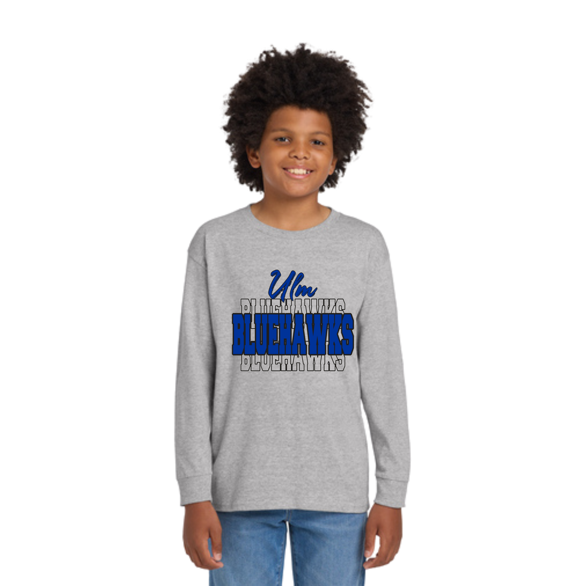Ulm Bluehawks Youth Long Sleeve T-Shirt