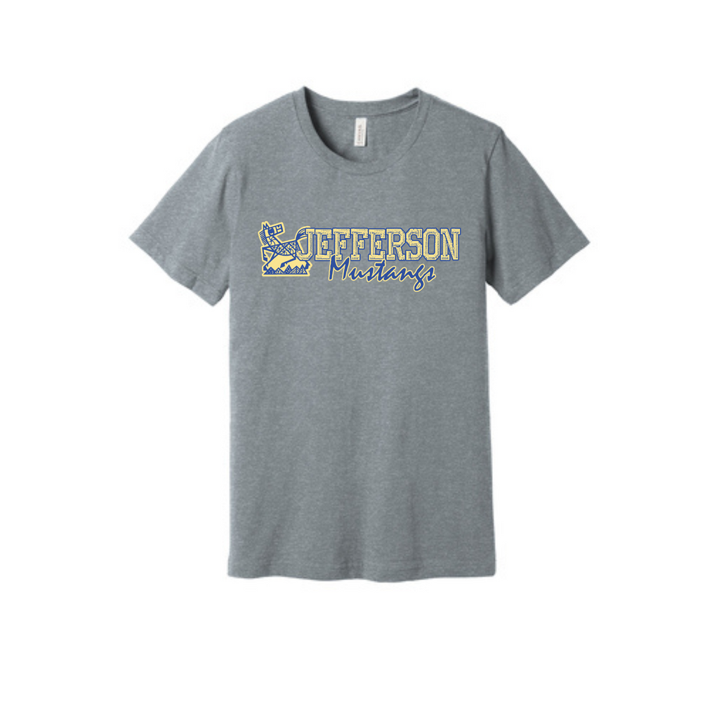 Jefferson Elementary Mustangs BELLA+CANVAS Short Sleeve Tee