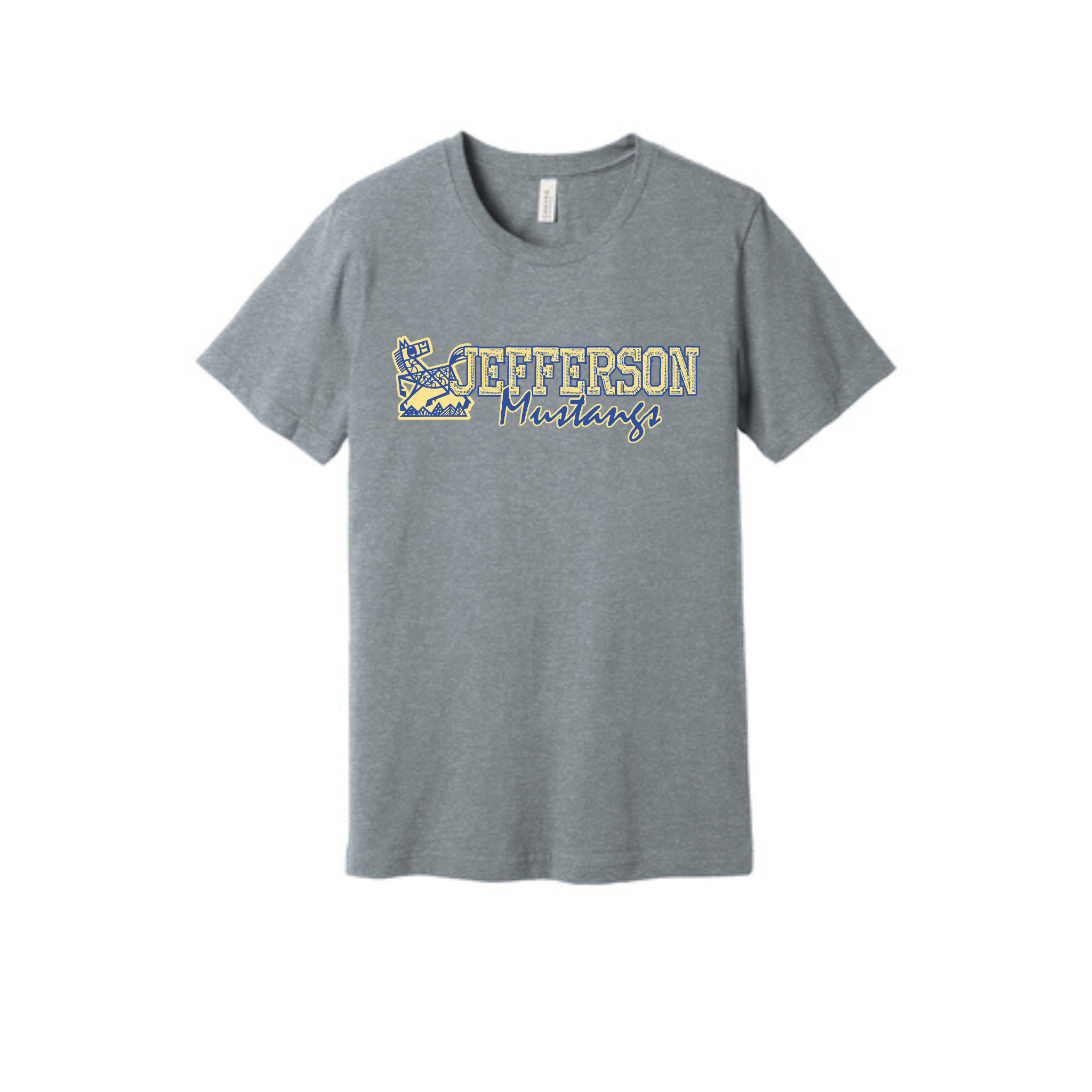 Jefferson Elementary Mustangs BELLA+CANVAS Short Sleeve Tee