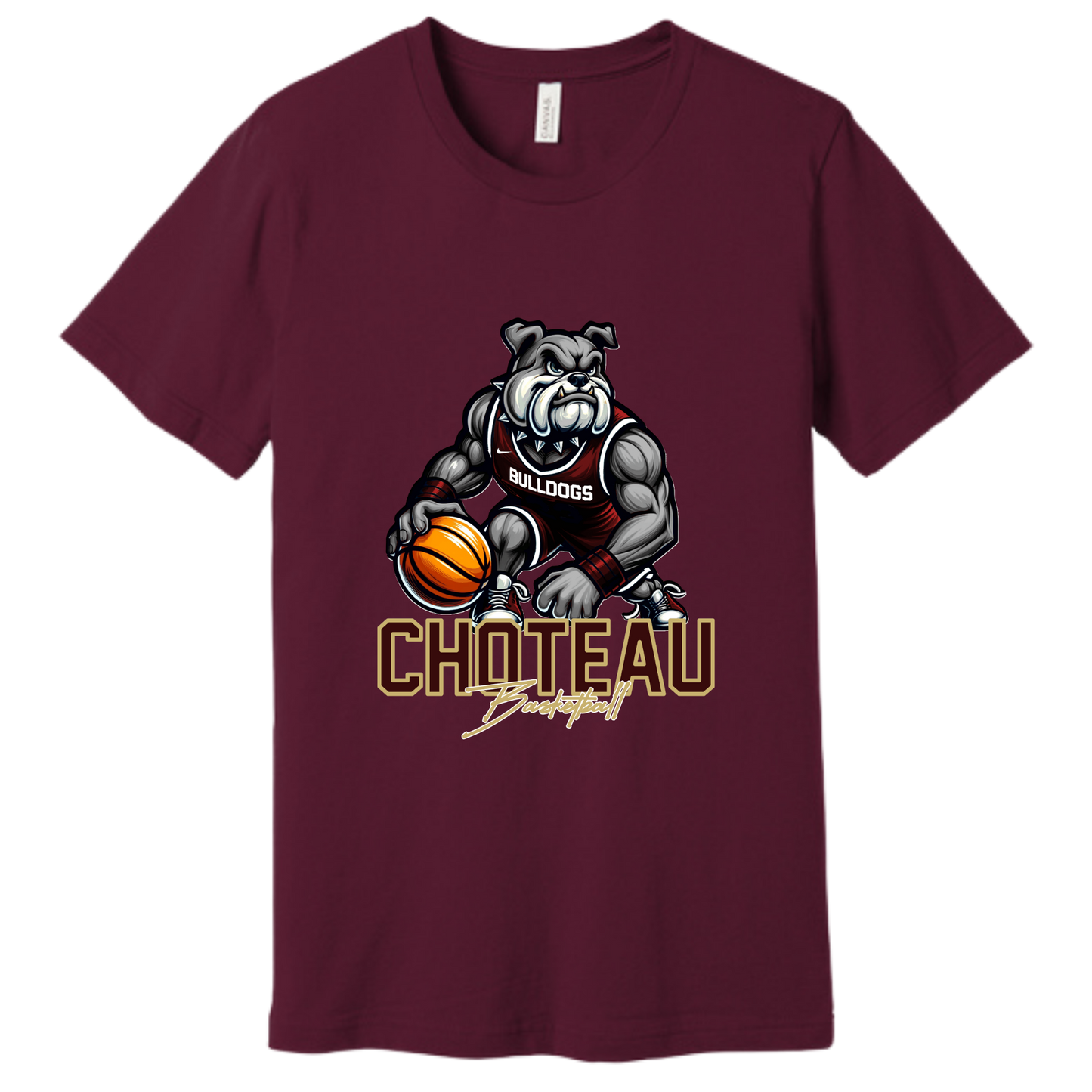 Choteau Bulldogs Basketball Tshirt