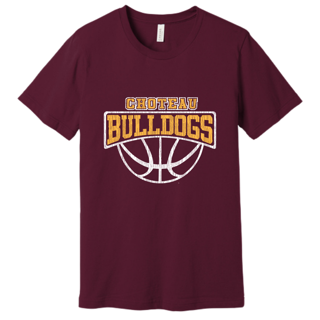 Choteau Bulldogs Basketball Tshirt