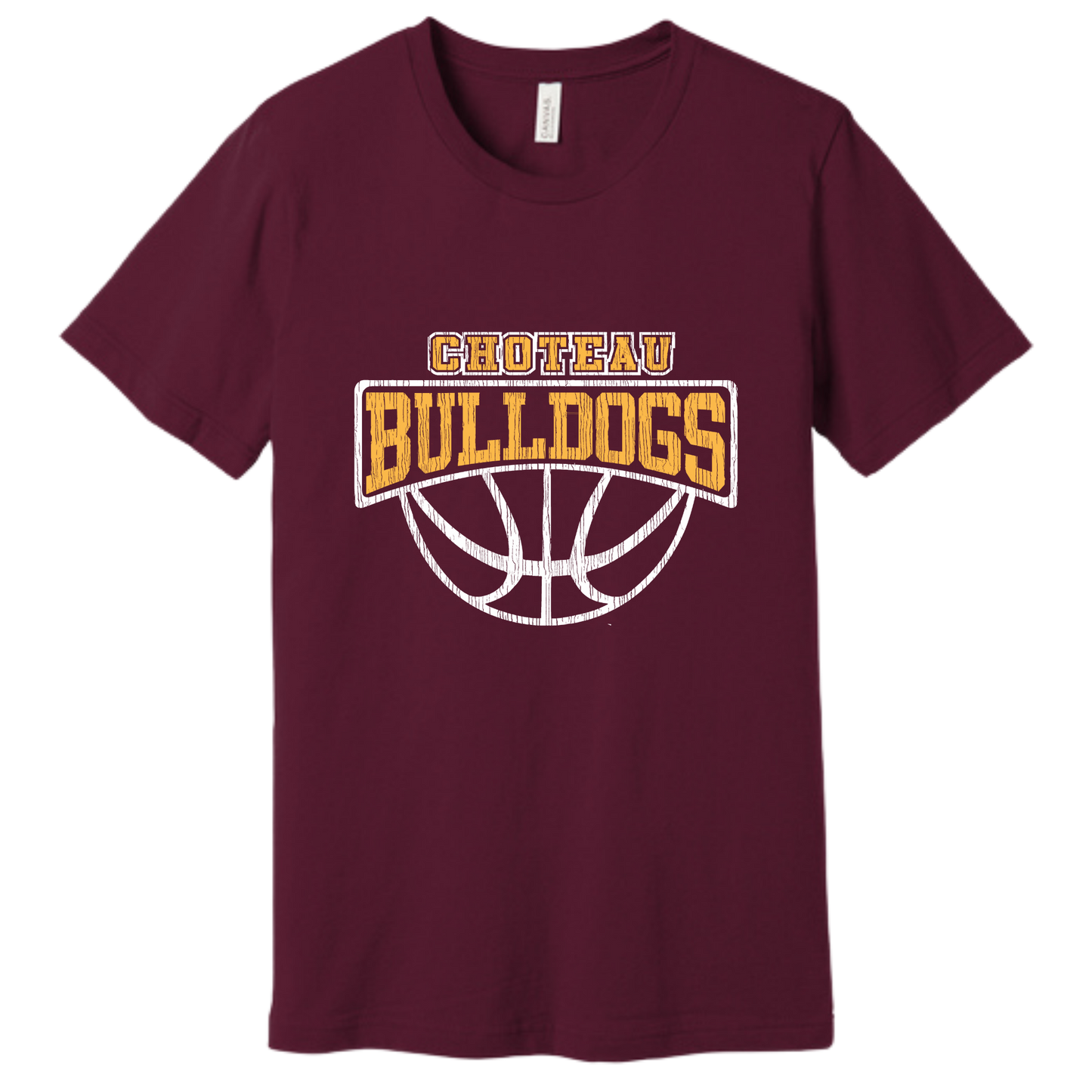 Choteau Bulldogs Basketball Tshirt