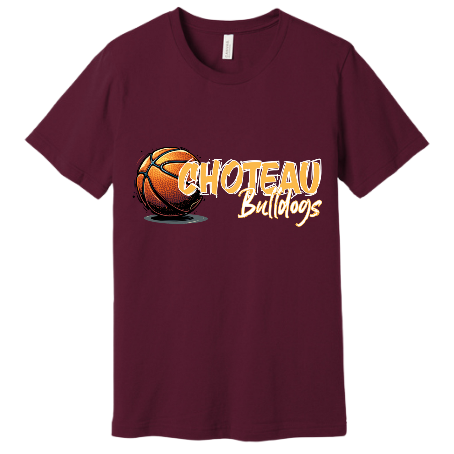 Choteau Bulldogs Basketball Tshirt