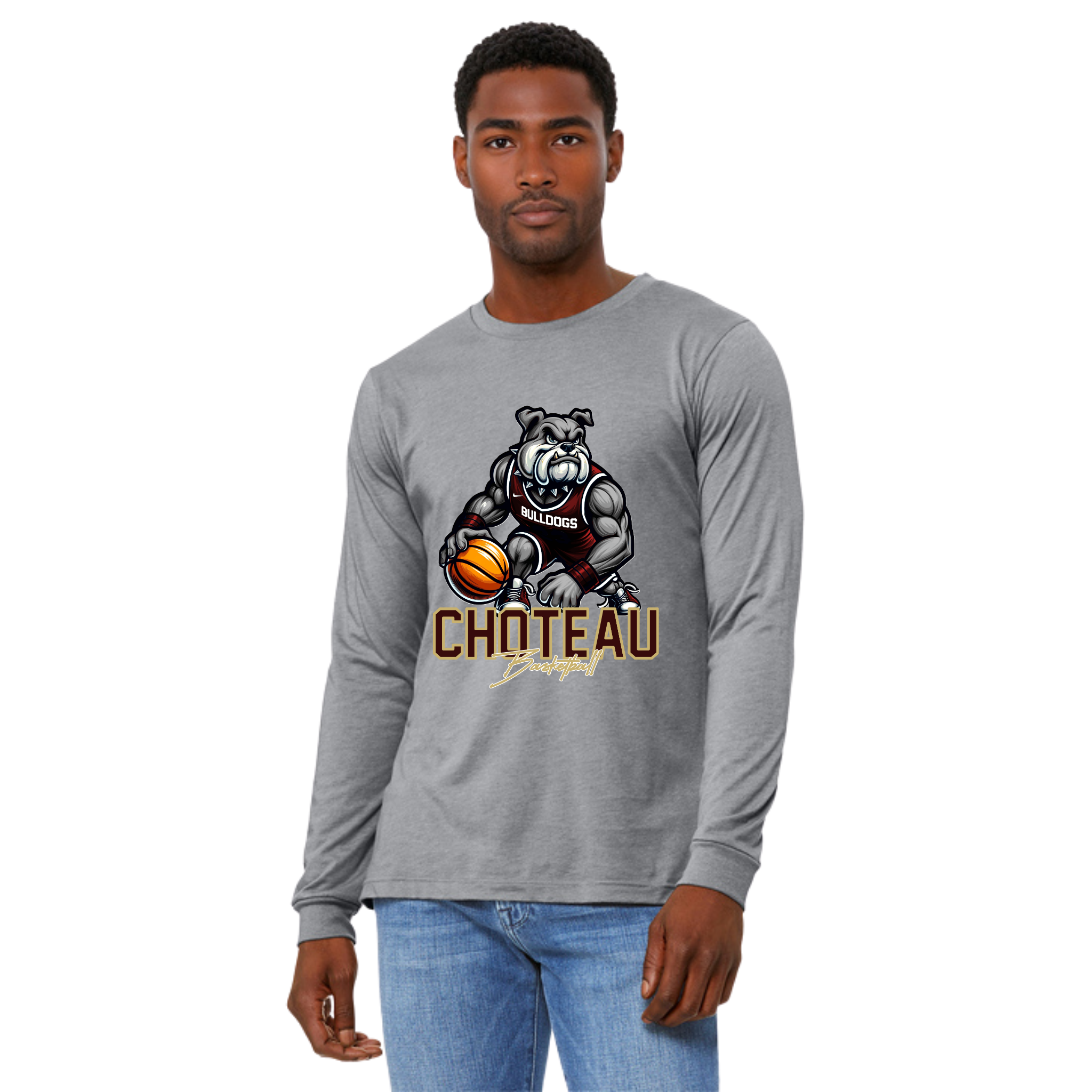 Choteau Bulldogs Basketball Longsleeve