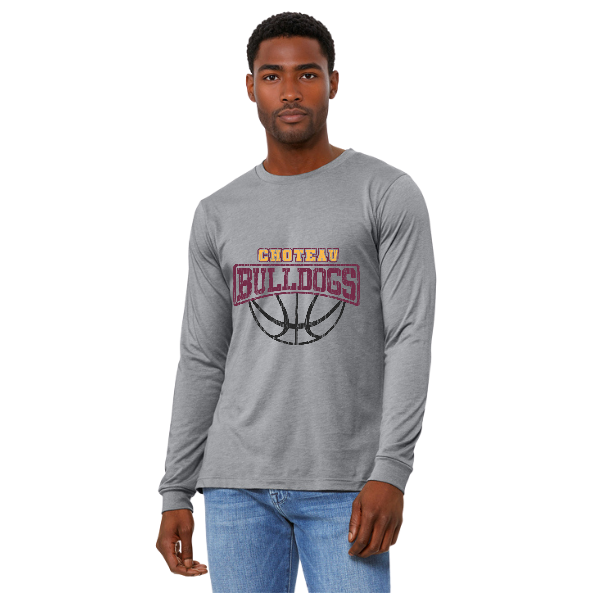 Choteau Bulldogs Basketball Longsleeve