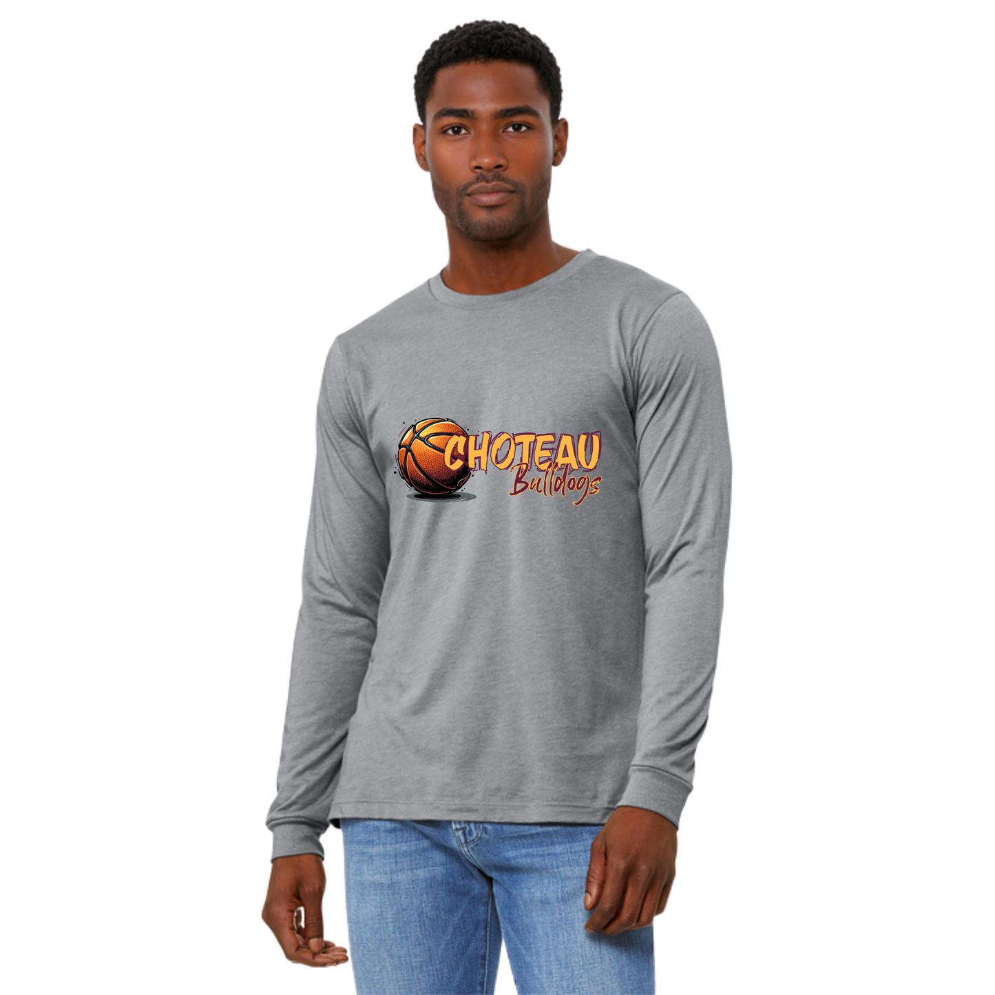 Choteau Bulldogs Basketball Longsleeve
