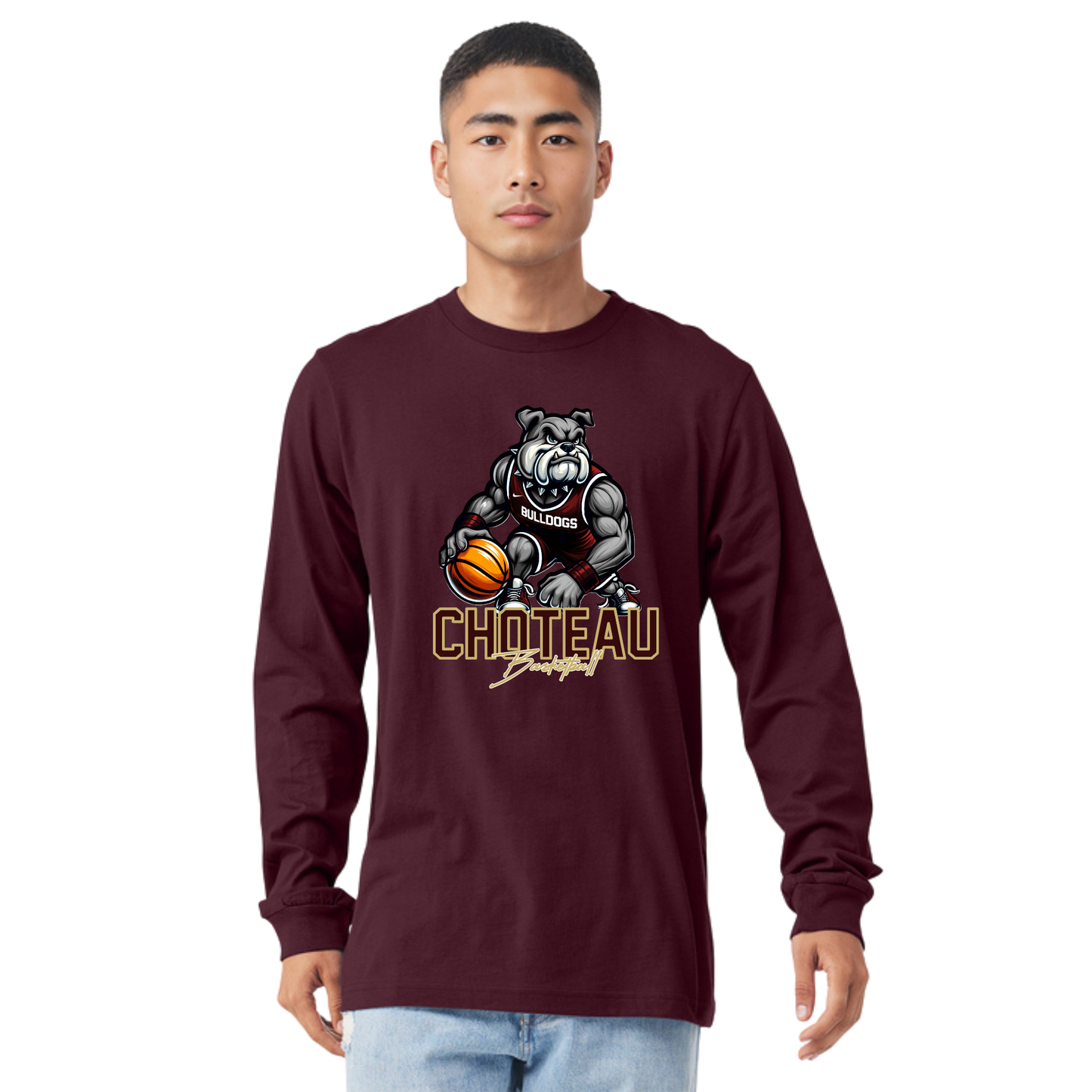 Choteau Bulldogs Basketball Longsleeve