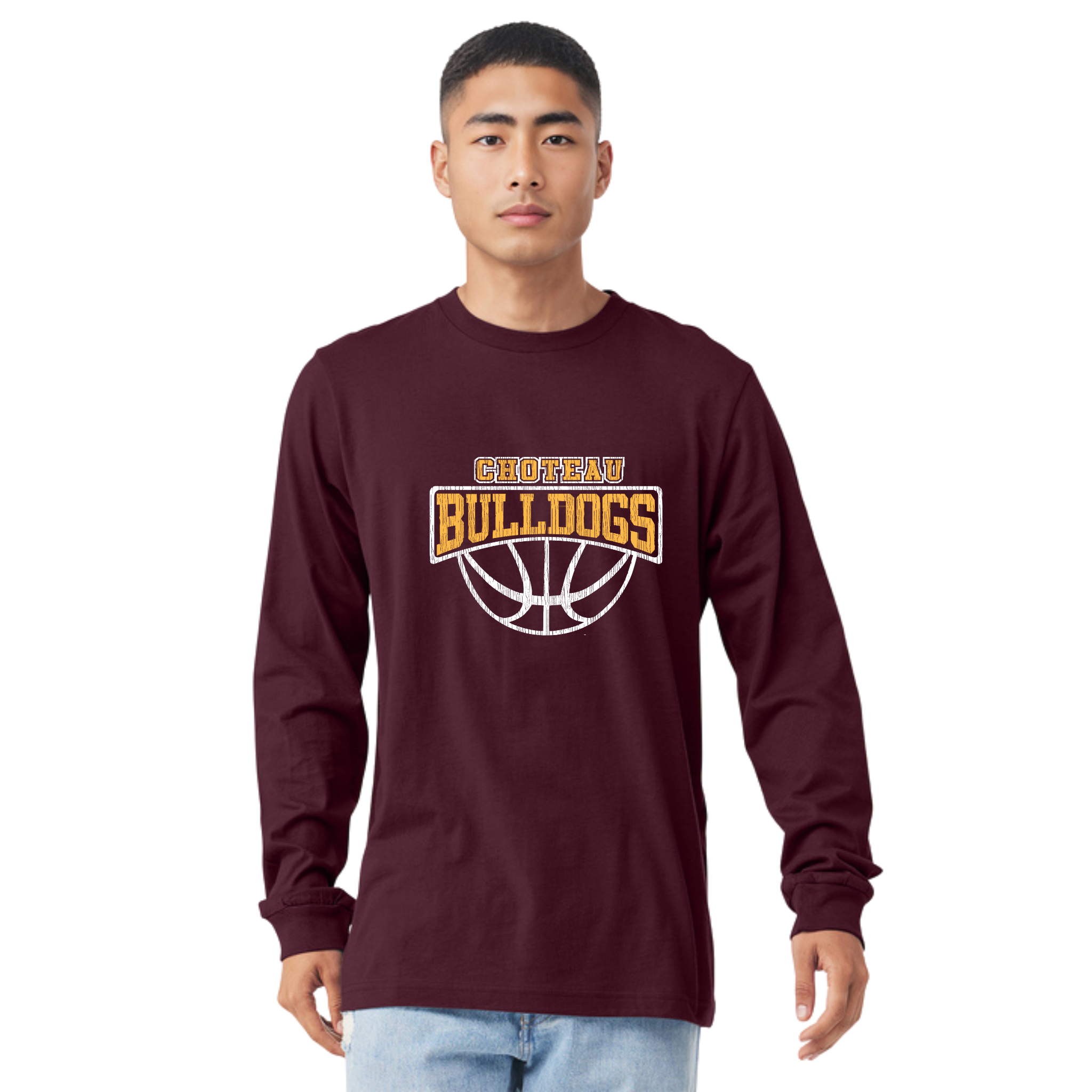 Choteau Bulldogs Basketball Longsleeve