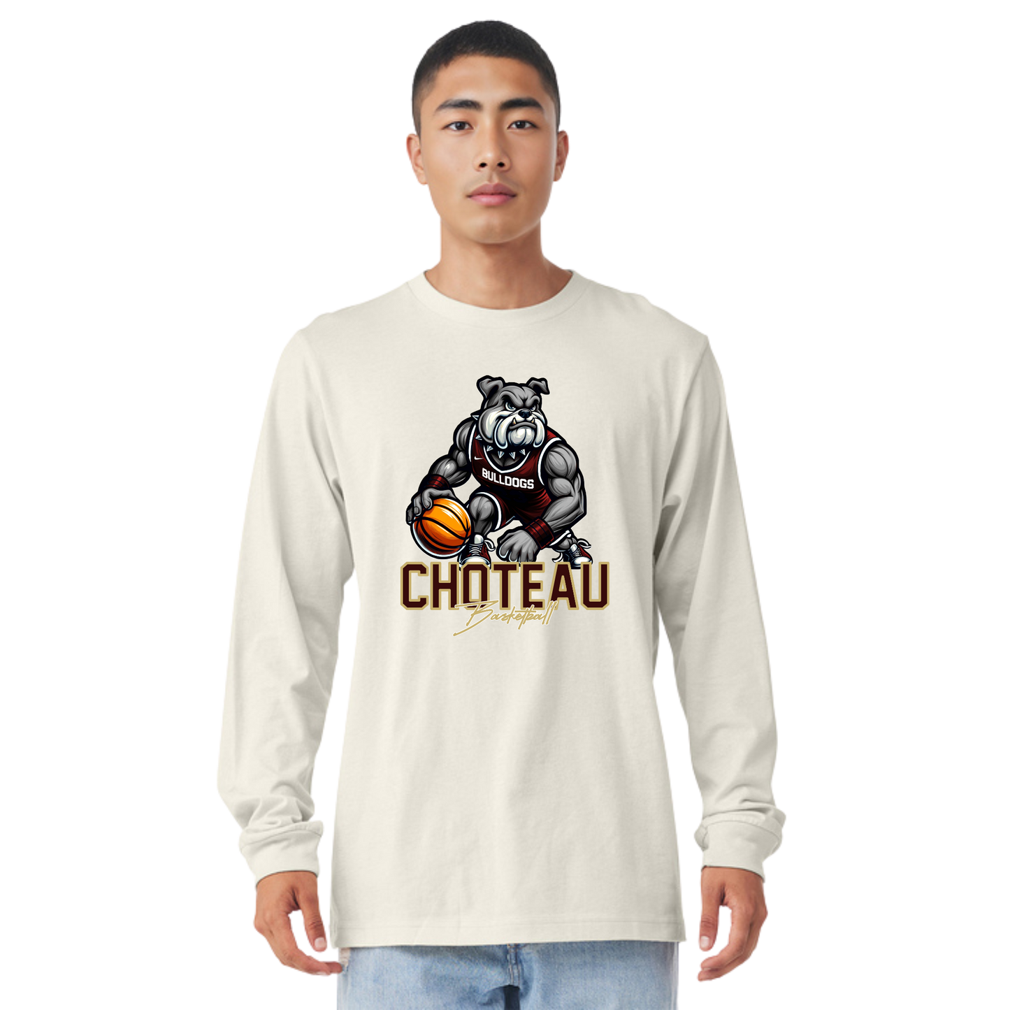 Choteau Bulldogs Basketball Longsleeve