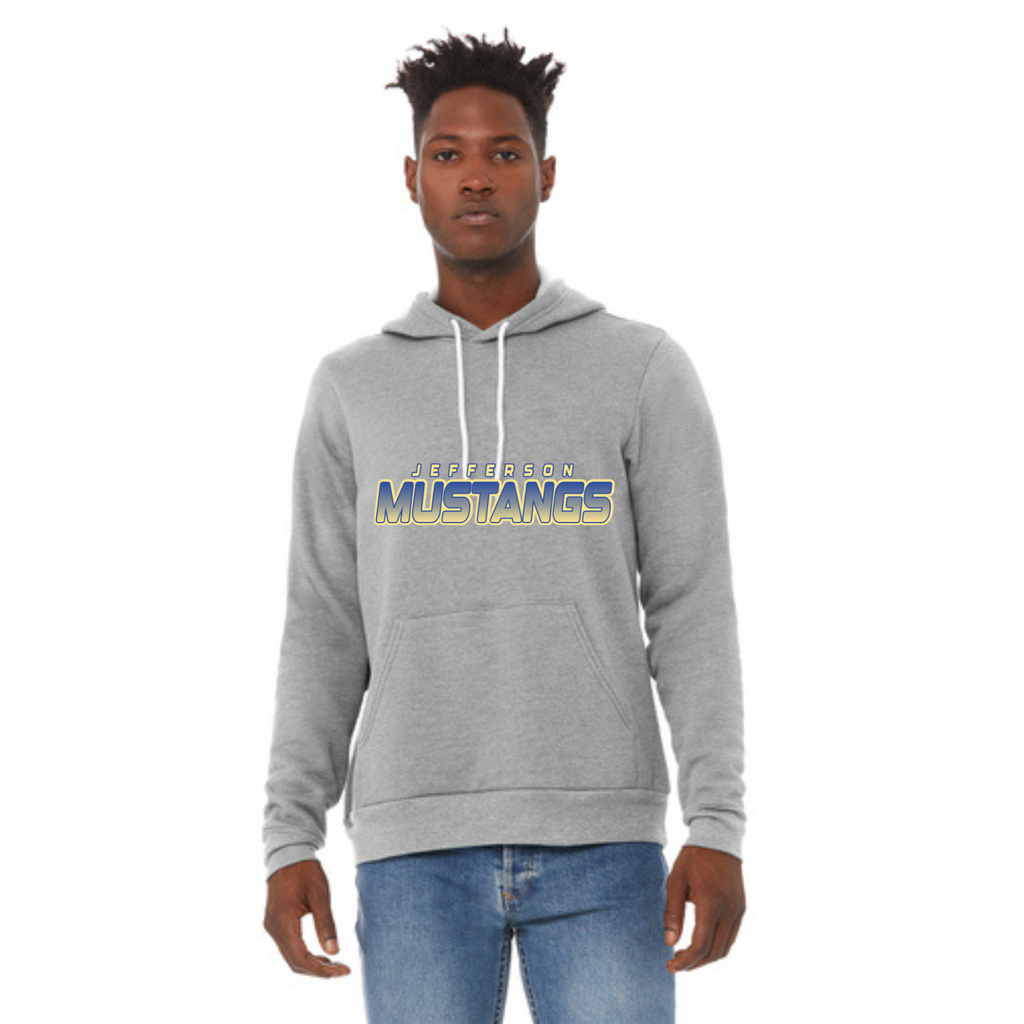 Jefferson Elementary Mustangs Fleece Pullover Hoodie