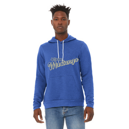 Jefferson Elementary Mustangs Fleece Pullover Hoodie