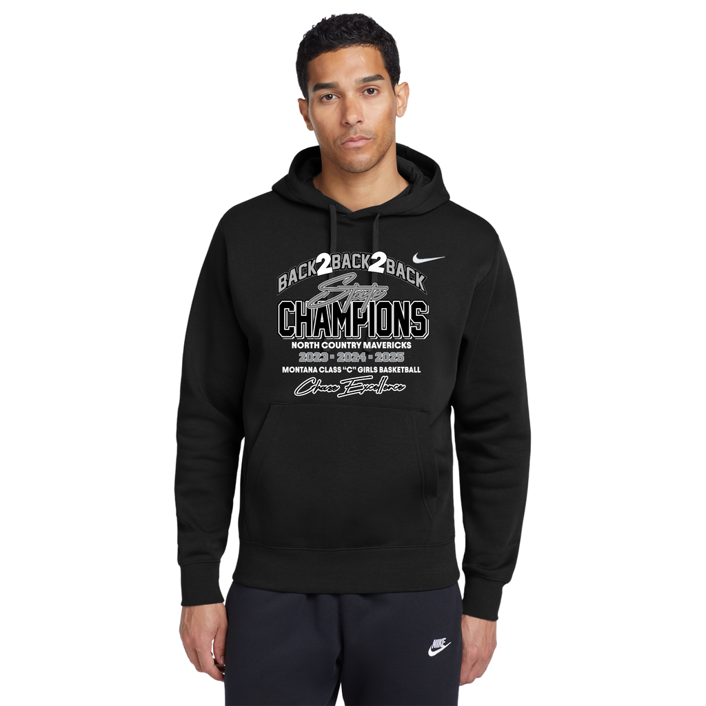 North Country Mavericks 3-Peat Fleece Hoodie
