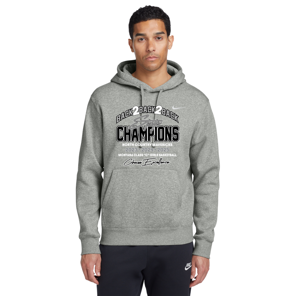 North Country Mavericks 3-Peat Fleece Hoodie