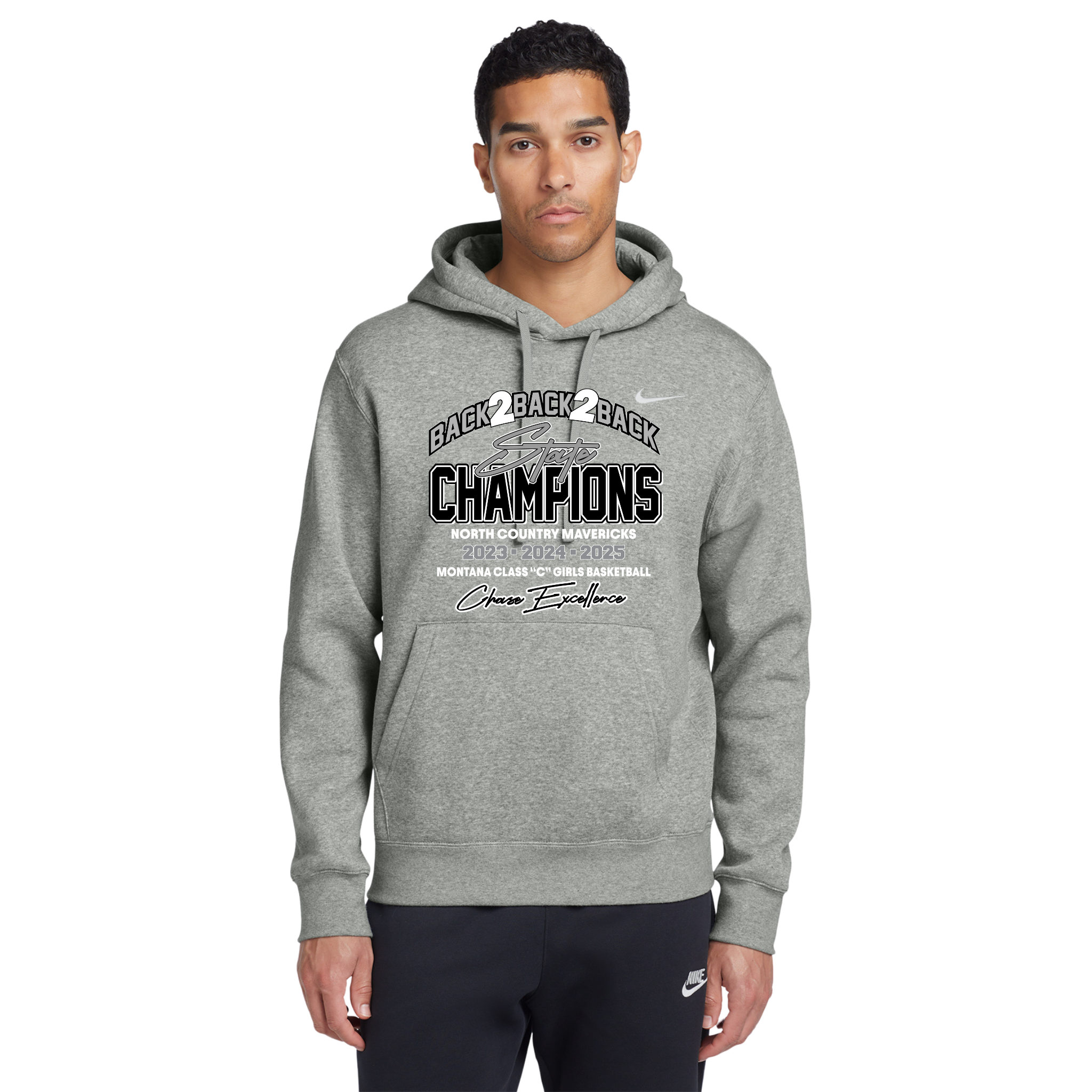 North Country Mavericks 3-Peat Fleece Hoodie