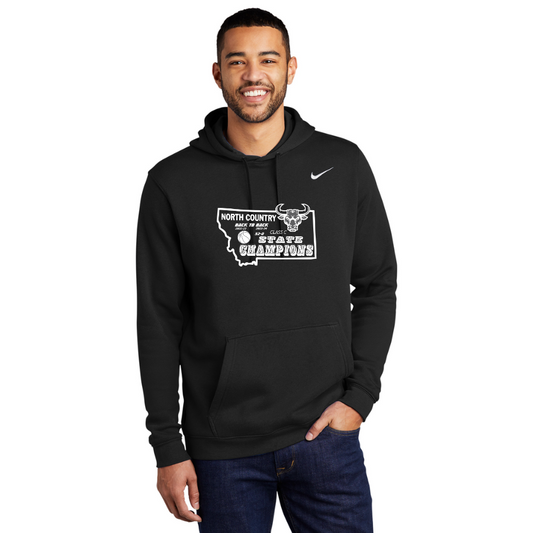 North Country Mavericks Nike Club Fleece Champion Hoodie