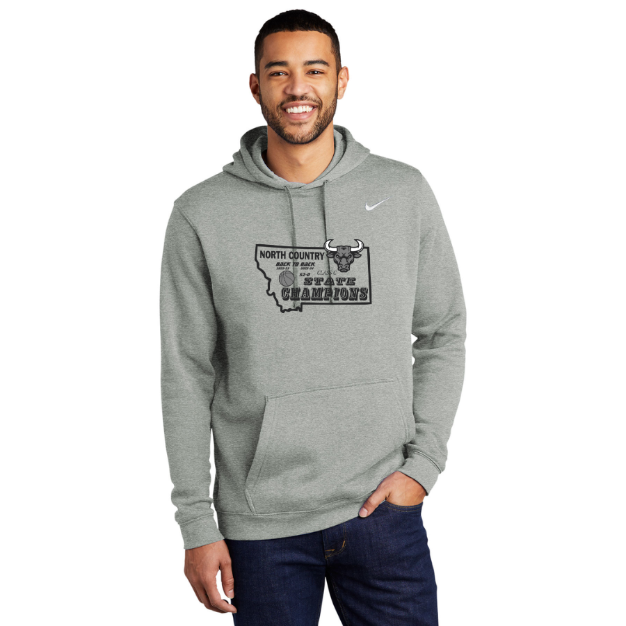 North Country Mavericks Nike Club Fleece Champion Hoodie