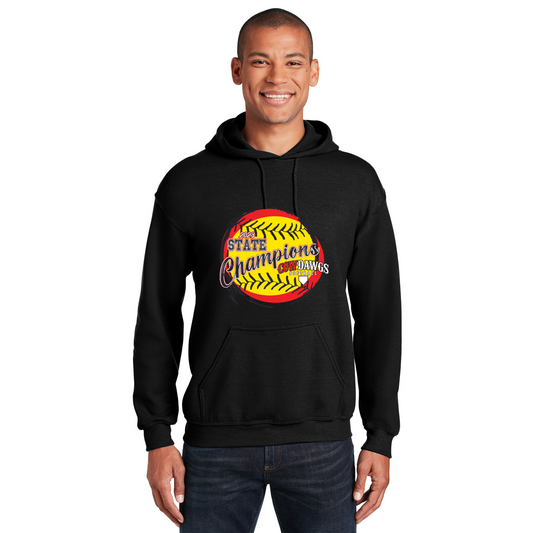 CowDawgs State Champions Heavy Blend Hooded Sweatshirt