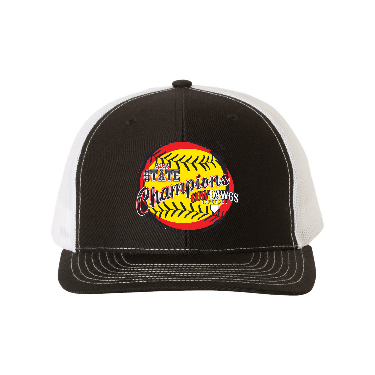 CowDawgs State Champions Snapback Trucker Cap