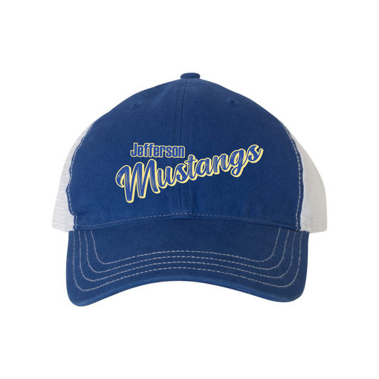 Jefferson Elementary Mustangs Embroidered Caps