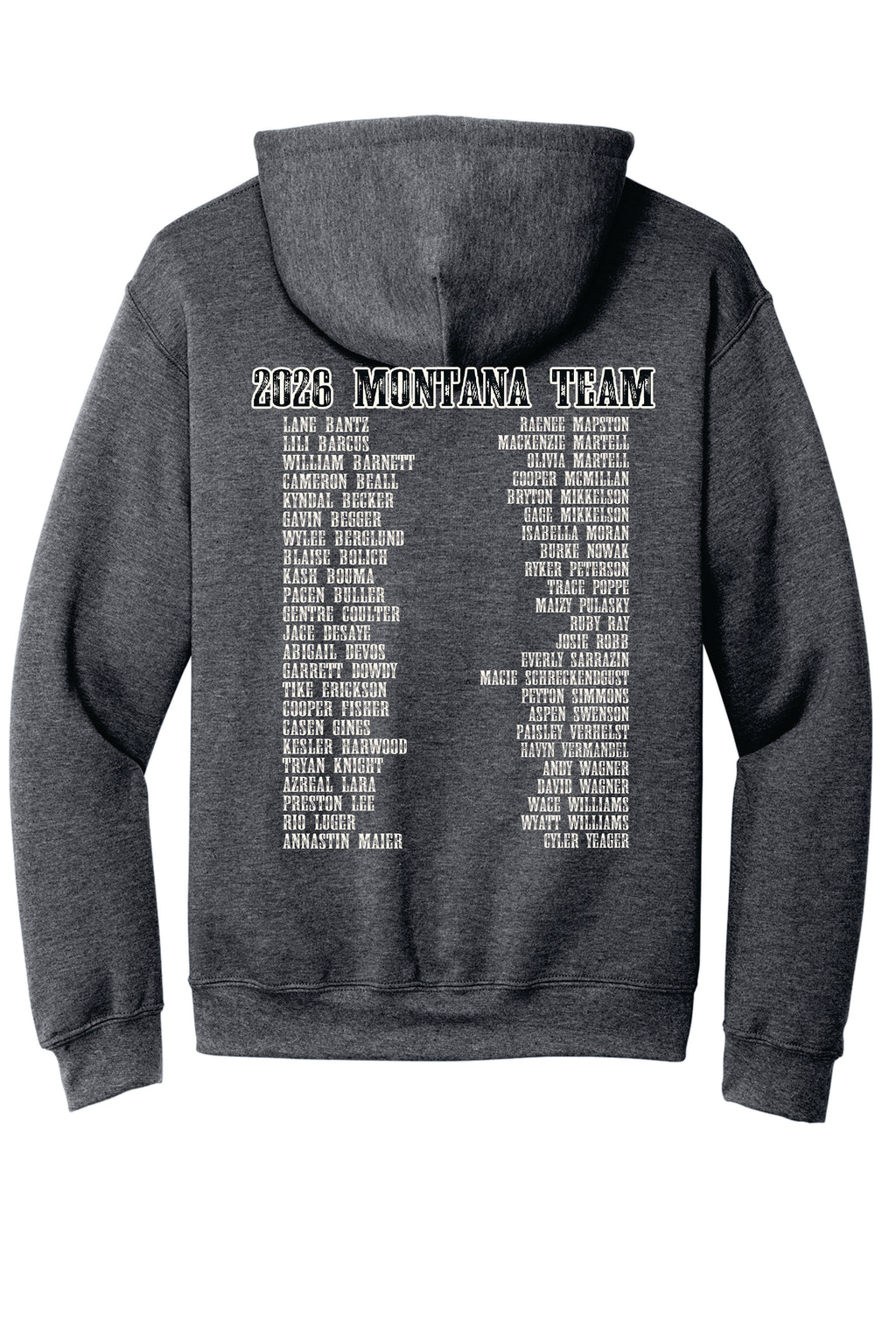 Montana High Schools National Finals Rodeo Team Hoodie