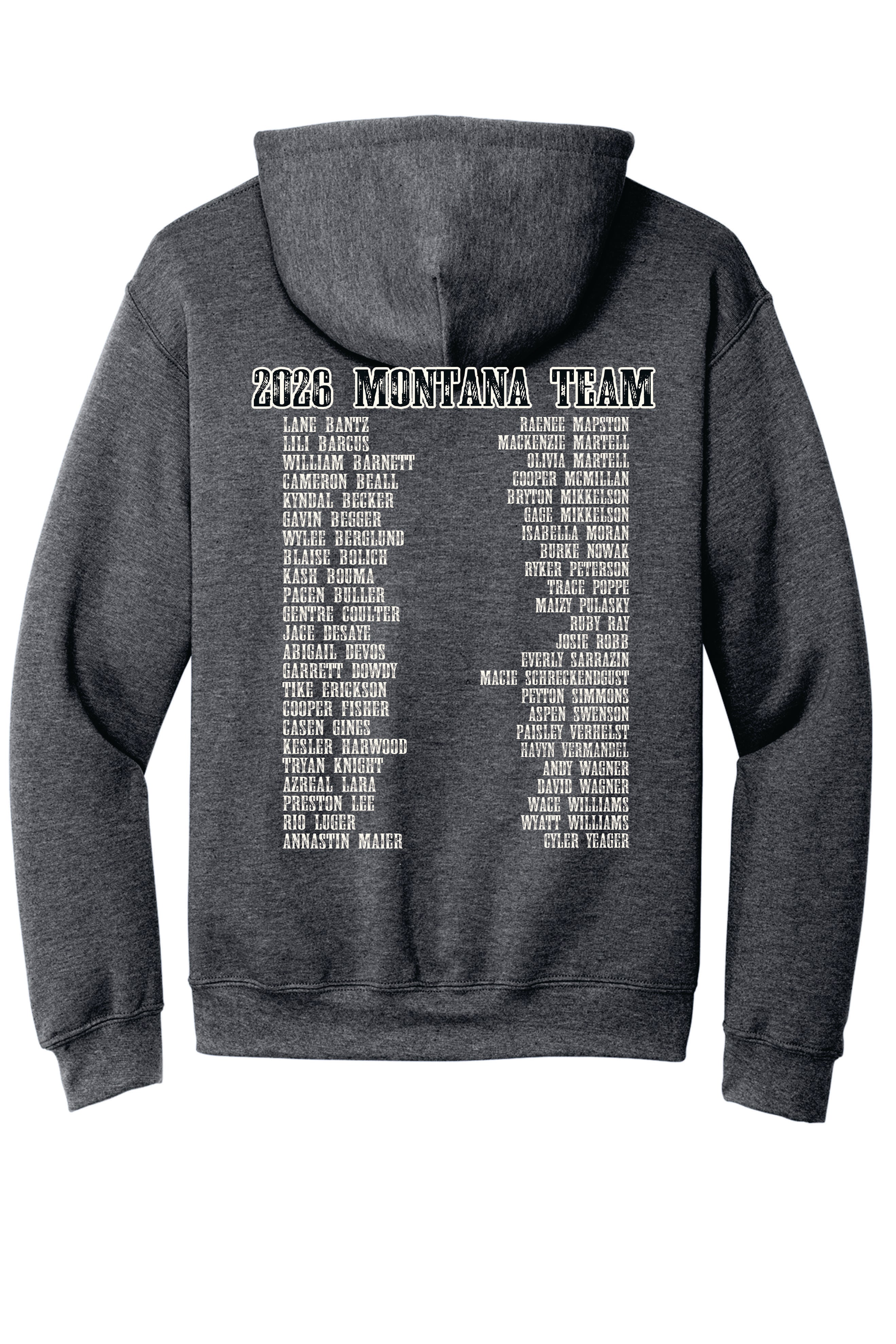 Montana High Schools National Finals Rodeo Team Hoodie