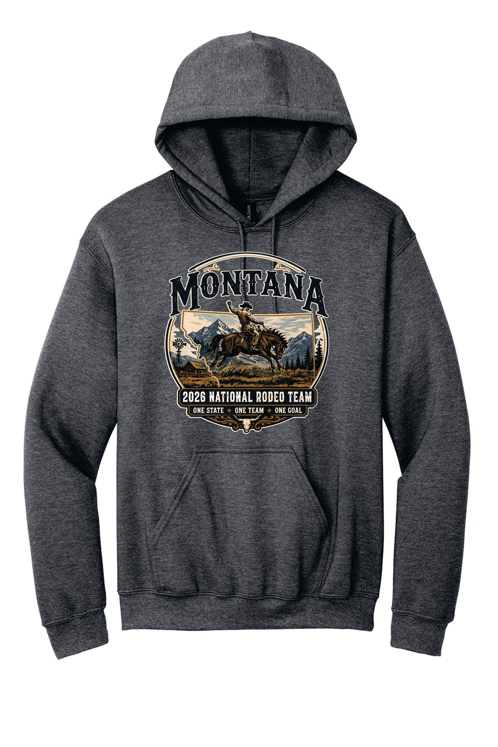 Montana High Schools National Finals Rodeo Team Hoodie