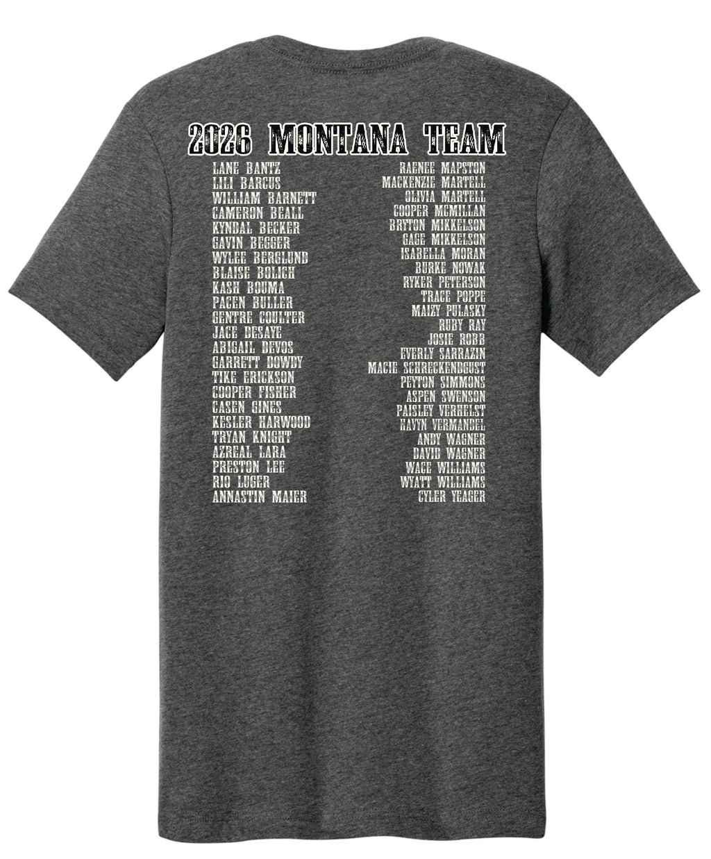 Montana High School Rodeo National Finals Team T-shirt