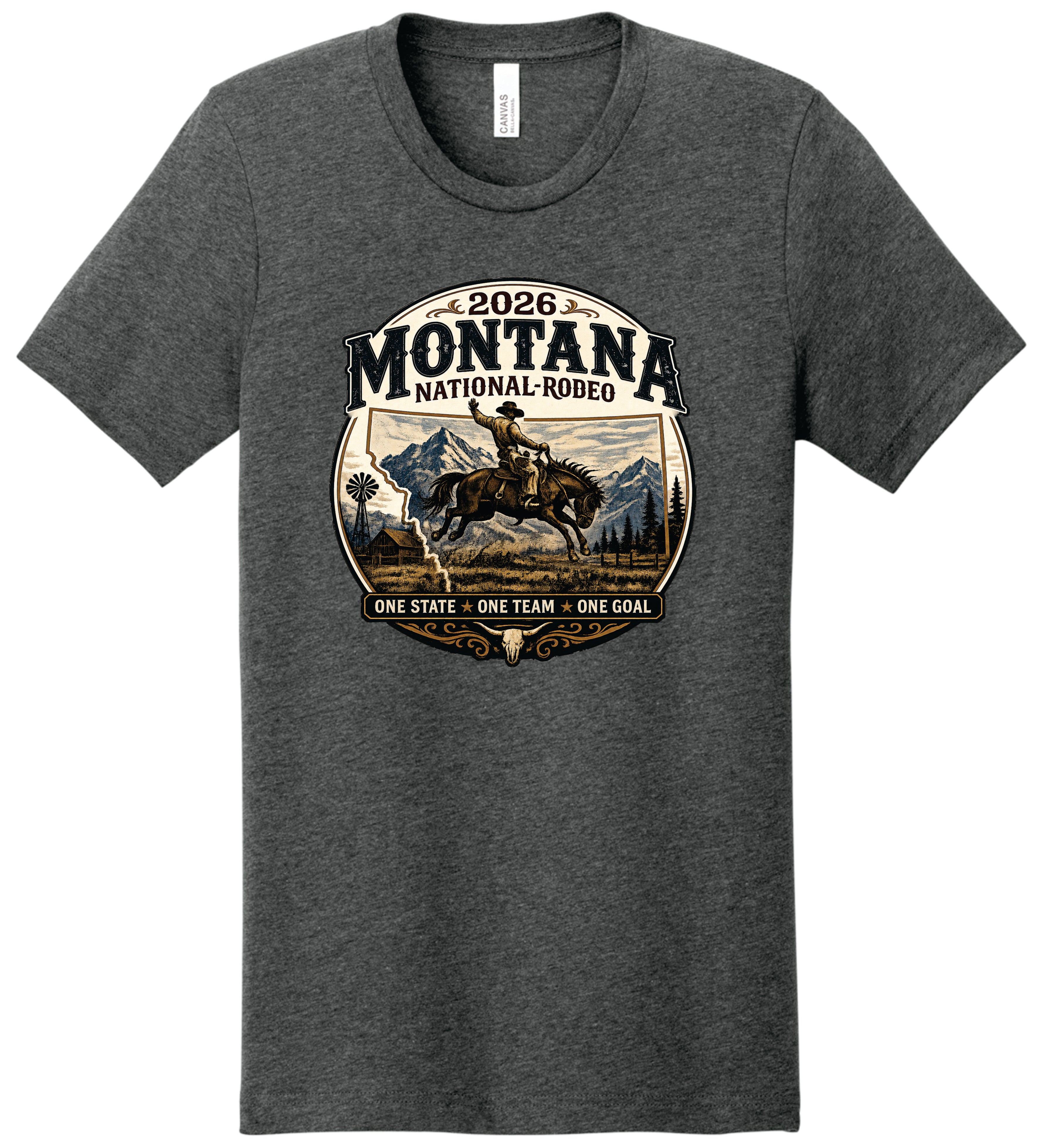 Montana High School Rodeo National Finals Team T-shirt