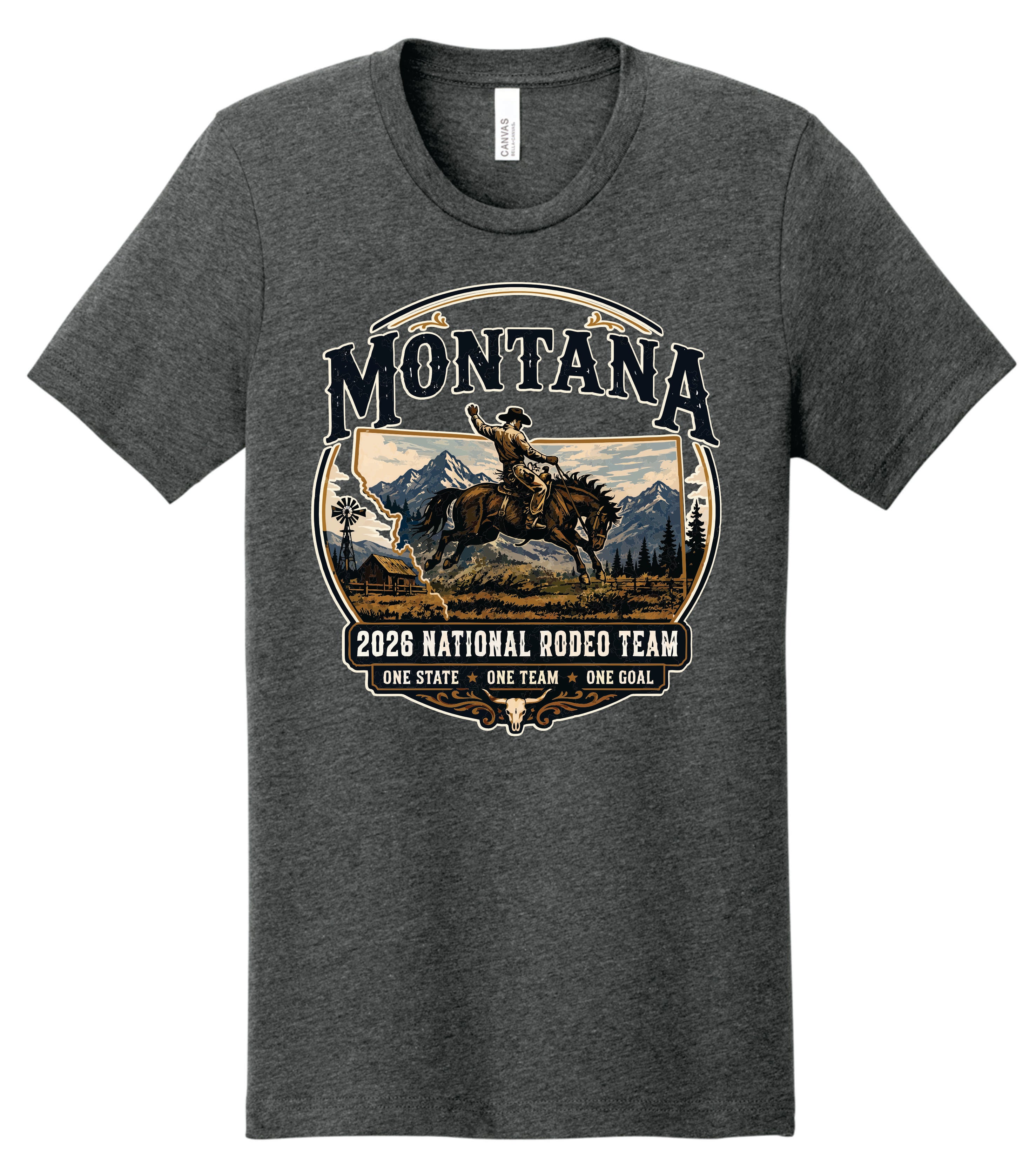 Montana High School Rodeo National Finals Team T-shirt