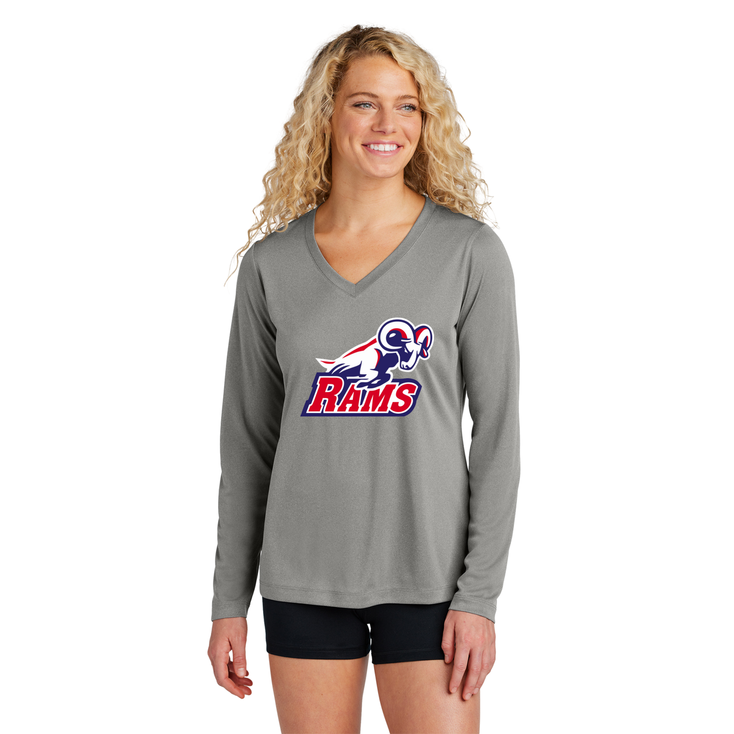 Missoula Loyola Women's Long Sleeve Competitor V-Neck Tee