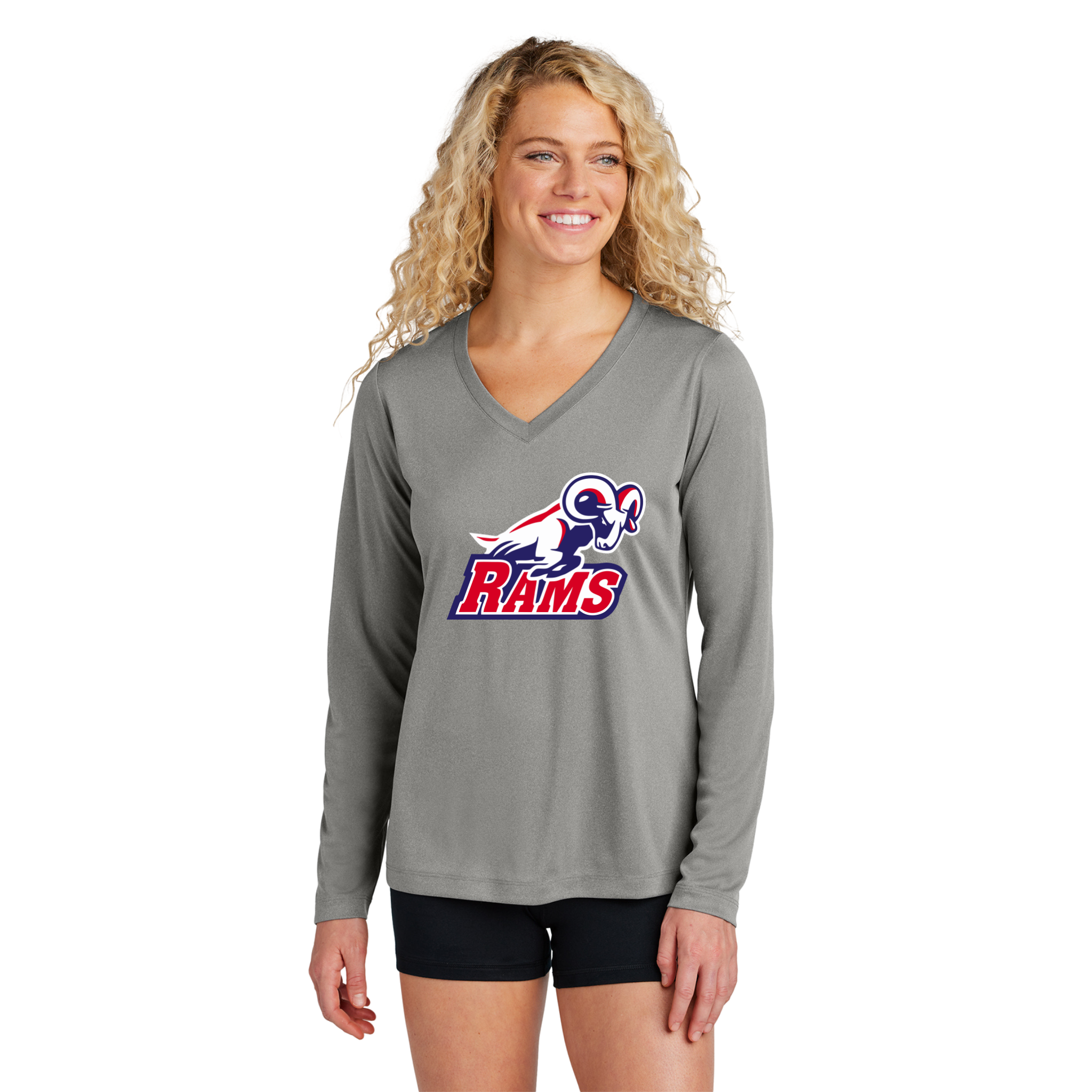 Missoula Loyola Women's Long Sleeve Competitor V-Neck Tee