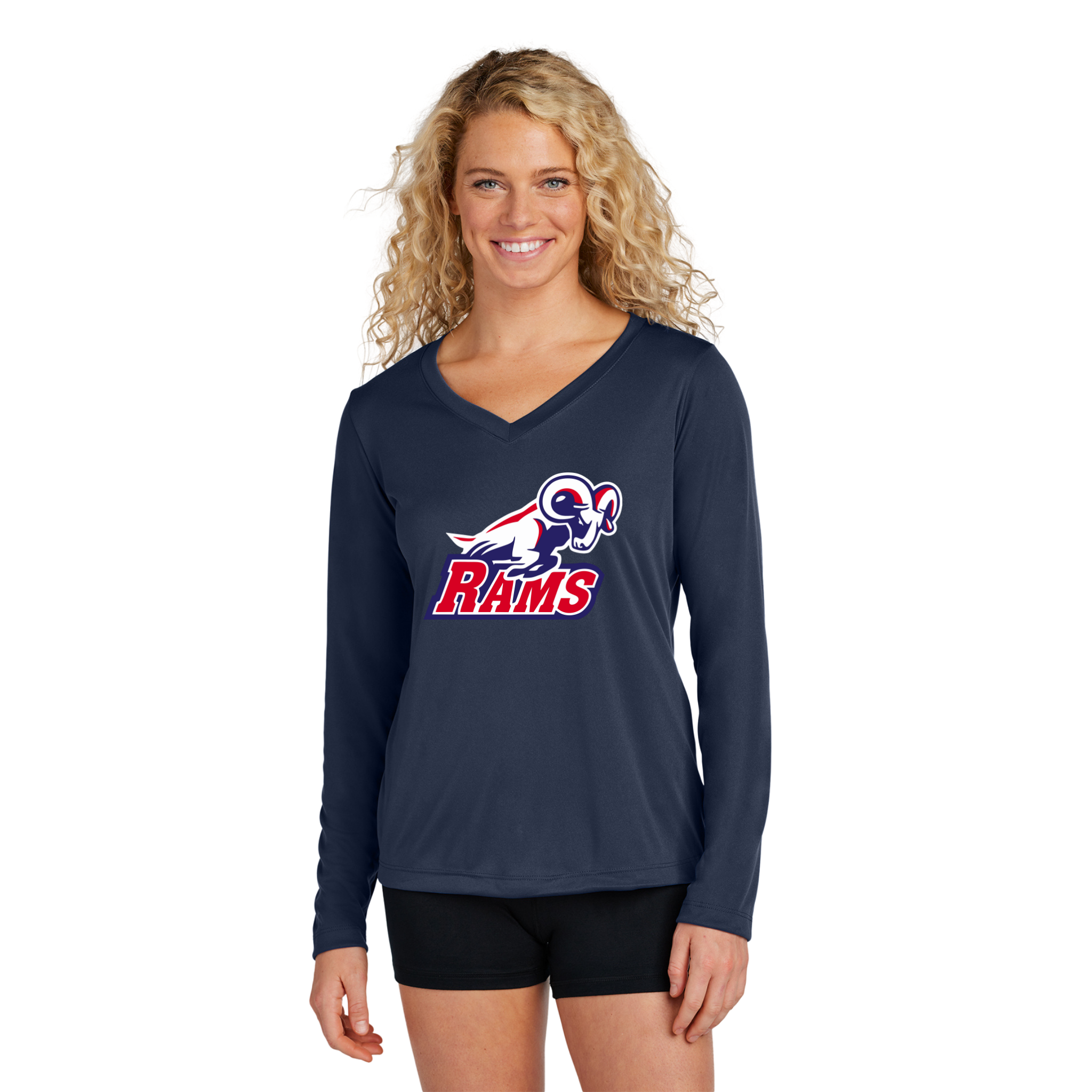 Missoula Loyola Women's Long Sleeve Competitor V-Neck Tee