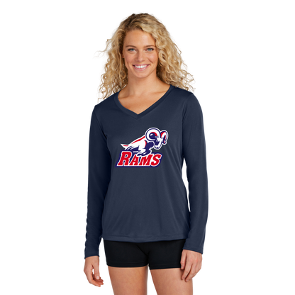 Missoula Loyola Women's Long Sleeve Competitor V-Neck Tee