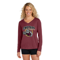 Choteau Wrestling Women's Long Sleeve V-Neck Tee