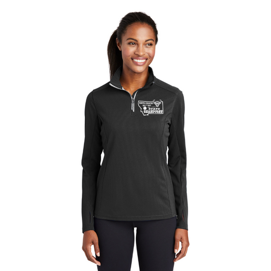 North Country Mavericks Ladies' Champion Texture 1/4-Zip Pullover - Sport-Tek® Ladies Sport-Wick®