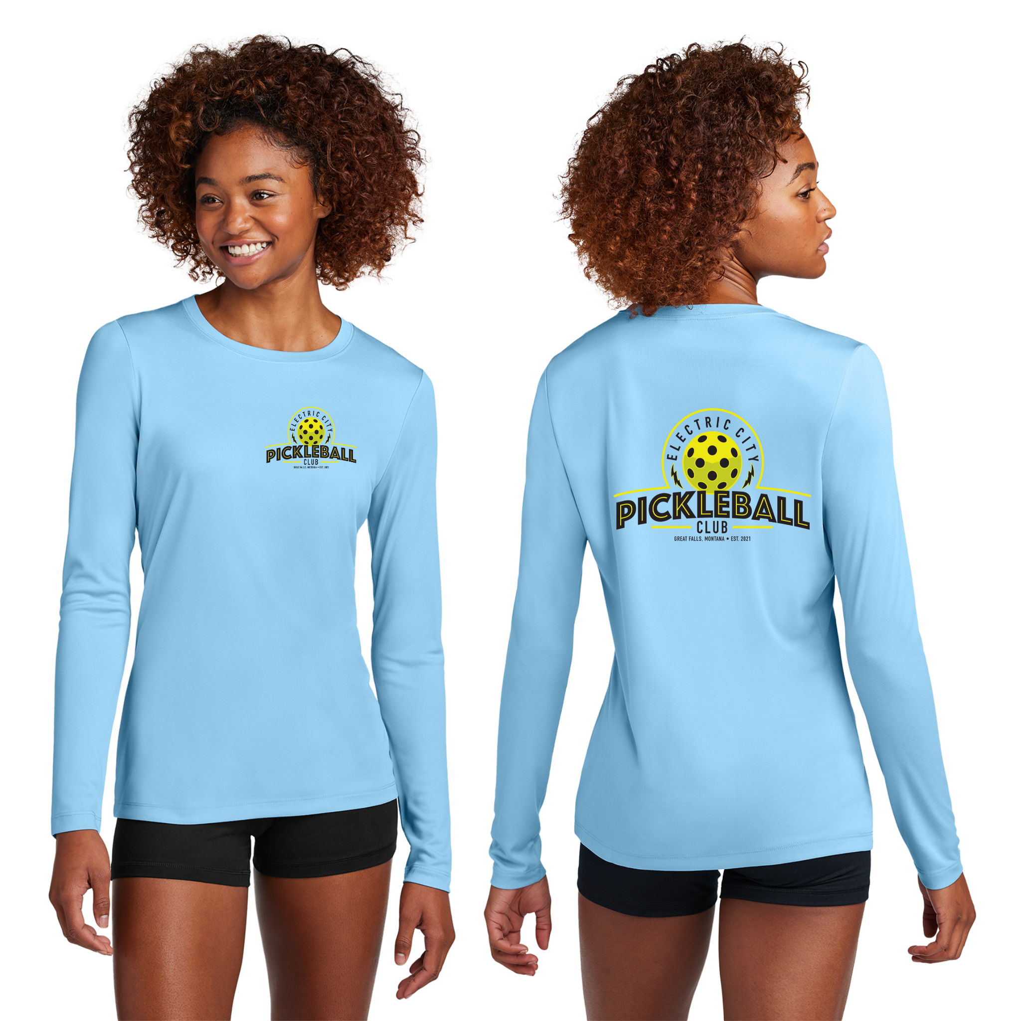 Electric City Pickleball Club Women's Longsleeve Tee