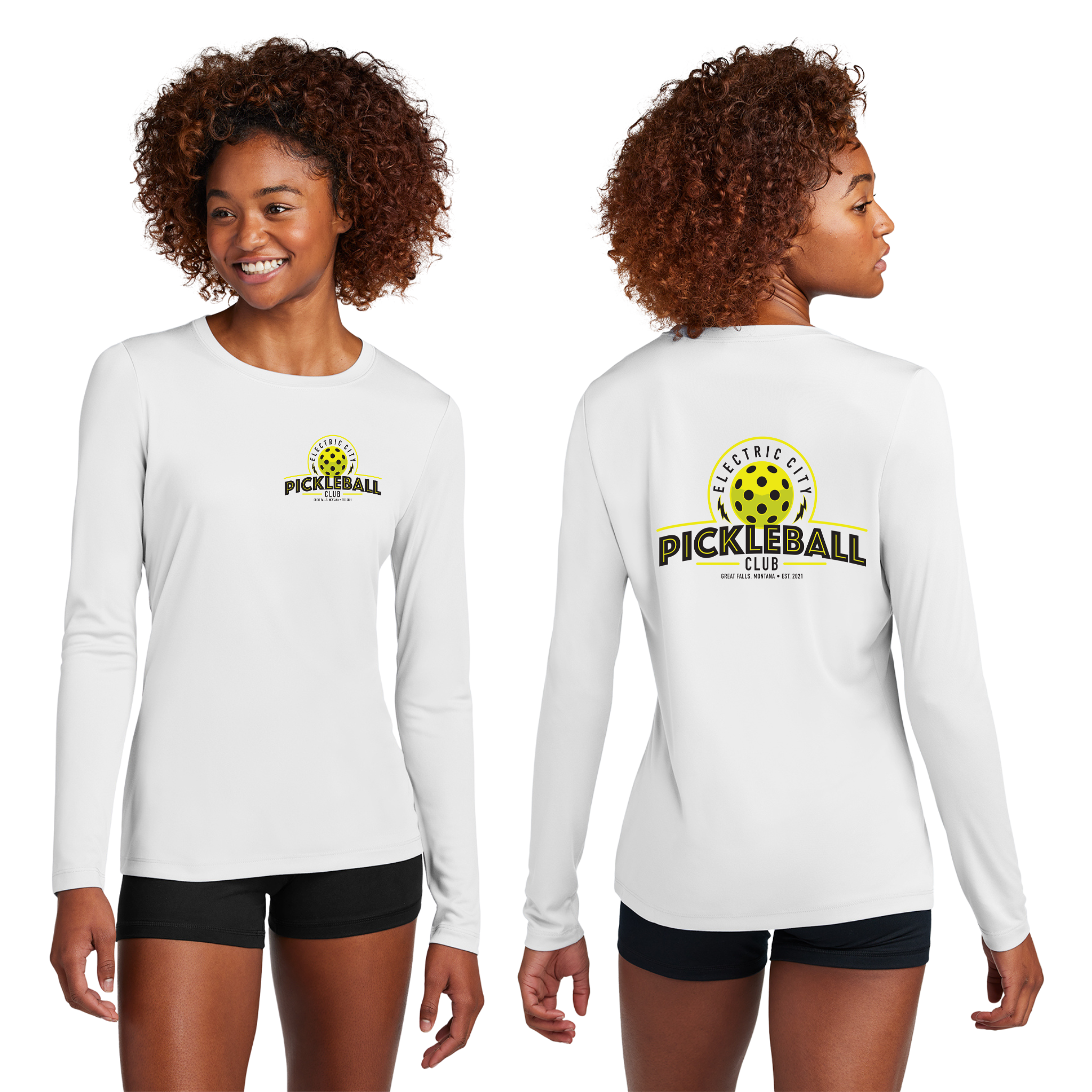 Electric City Pickleball Club Women's Longsleeve Tee