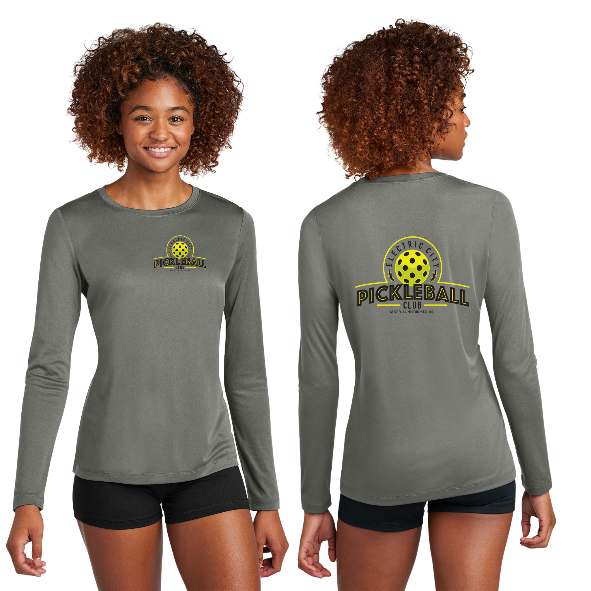 Electric City Pickleball Club Women's Longsleeve Tee