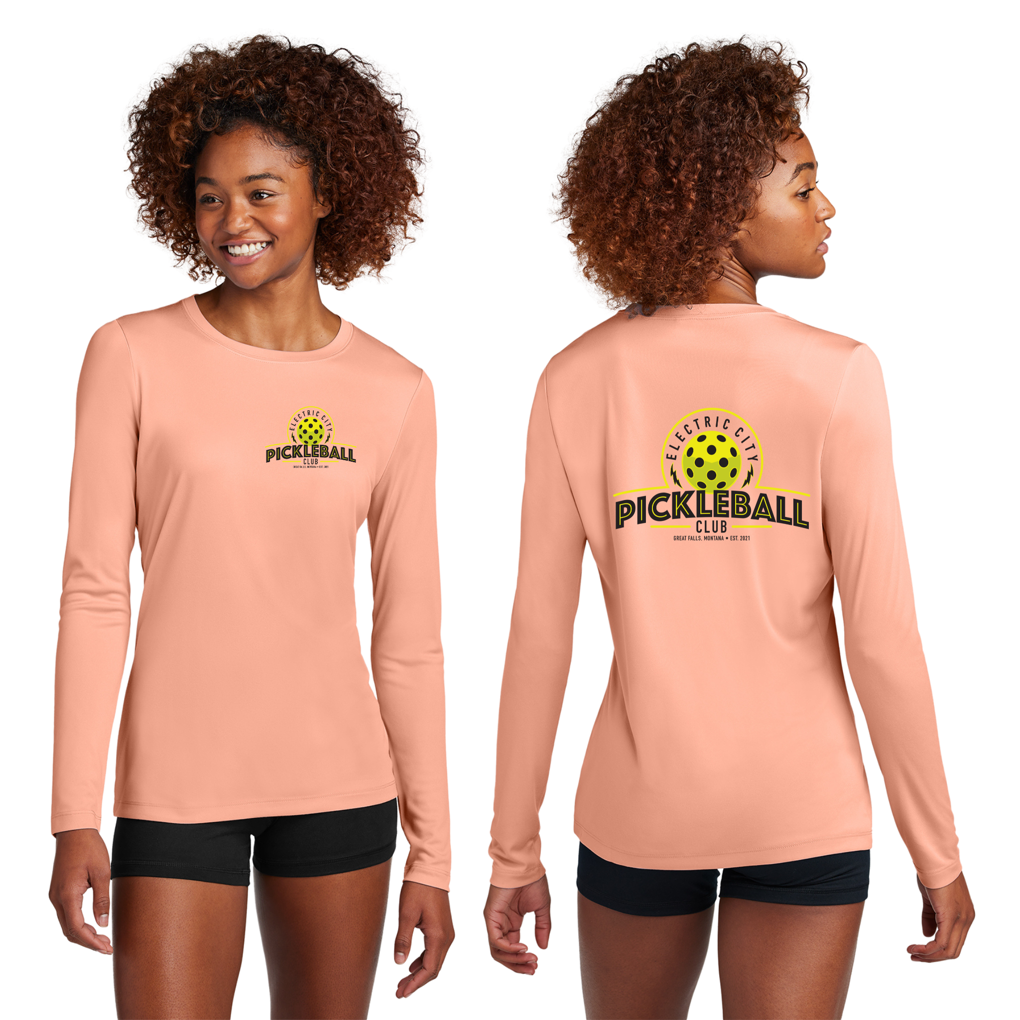 Electric City Pickleball Club Women's Longsleeve Tee
