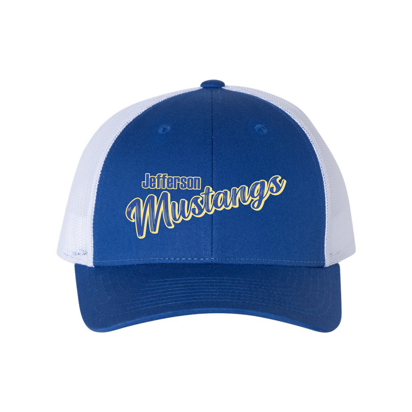 Jefferson Elementary Mustangs Embroidered Caps