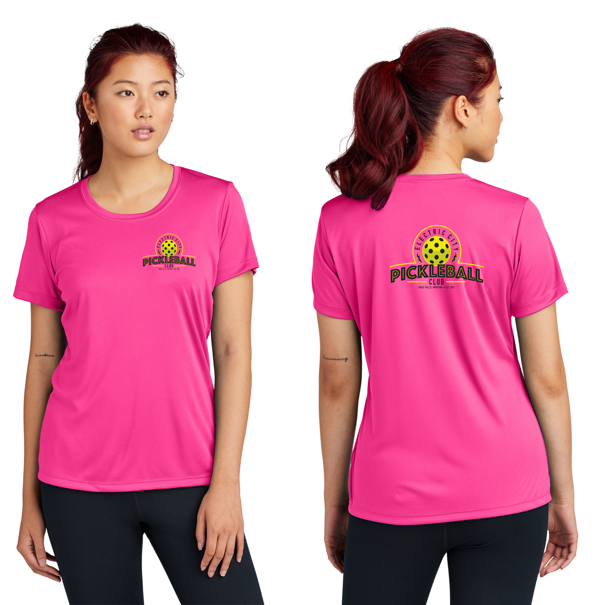 Electric City Pickleball Club Women's Shortsleeve Tee