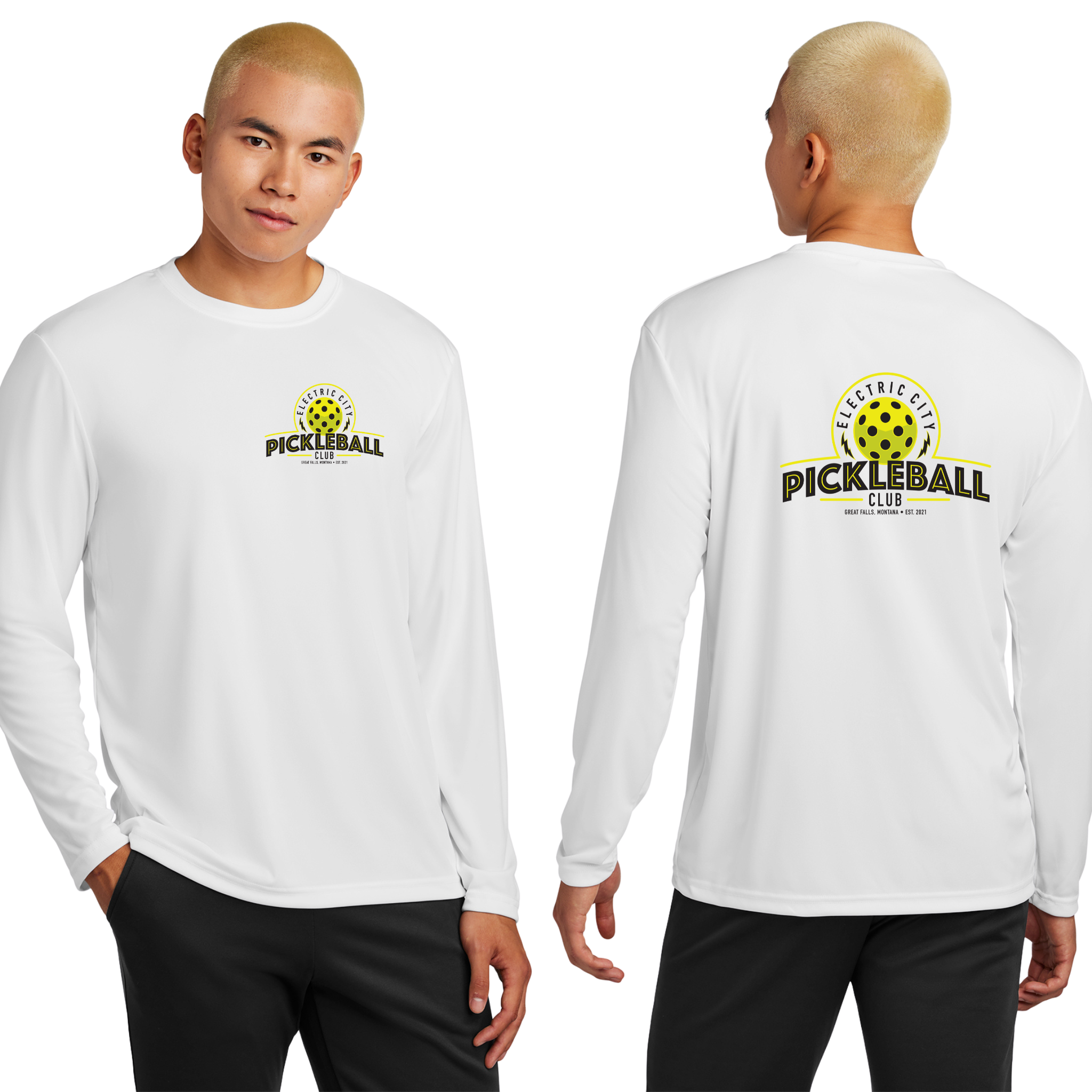 Electric City Pickleball Club Men's Longsleeve Tee