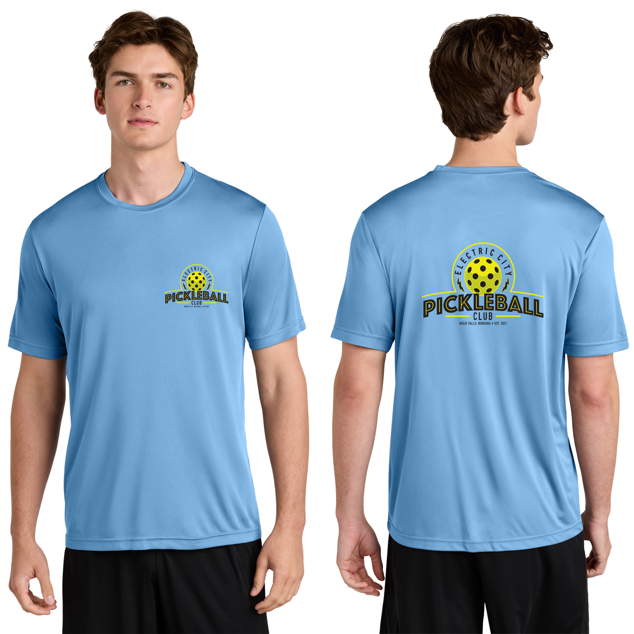 Electric City Pickleball Club Men's Shortsleeve Tee