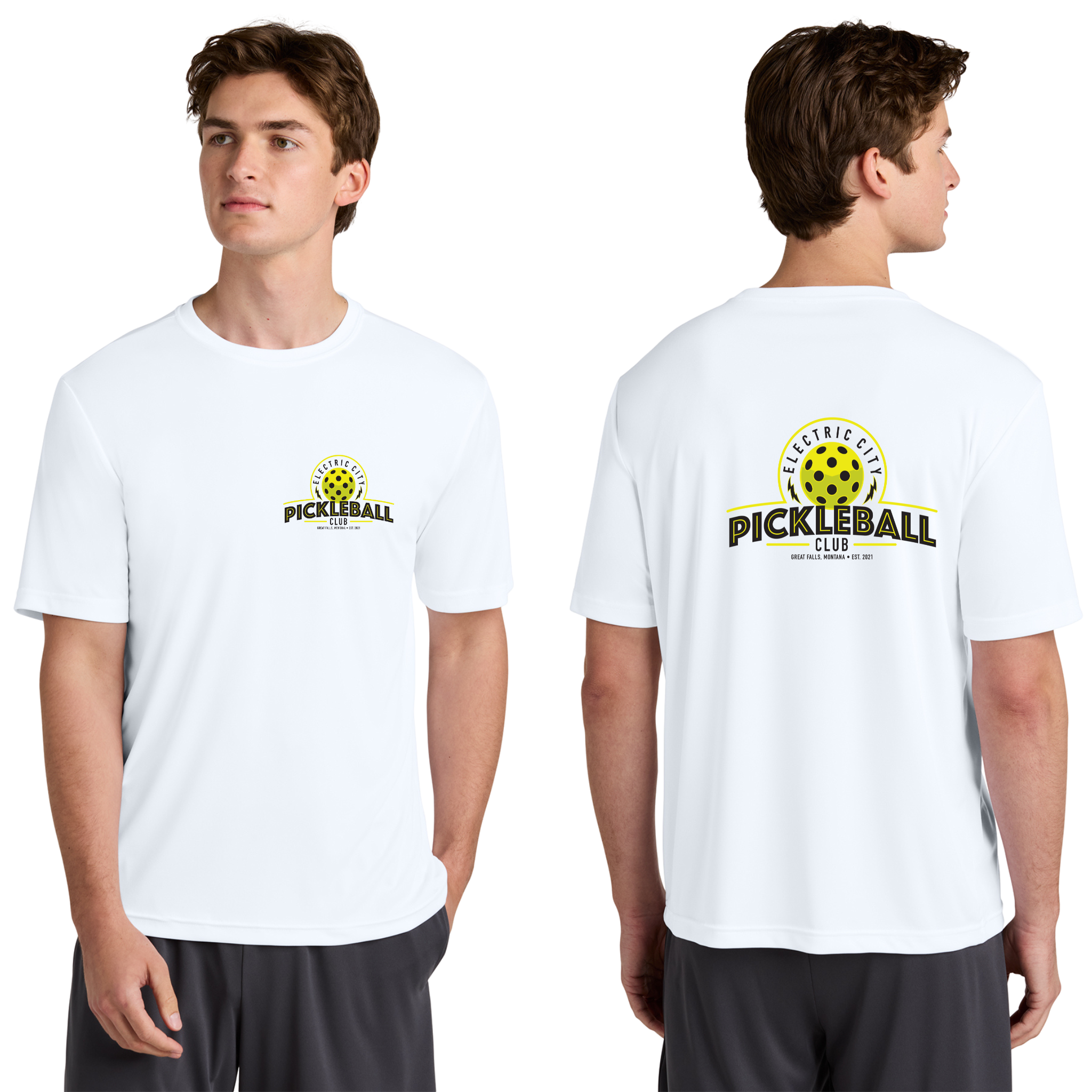 Electric City Pickleball Club Men's Shortsleeve Tee