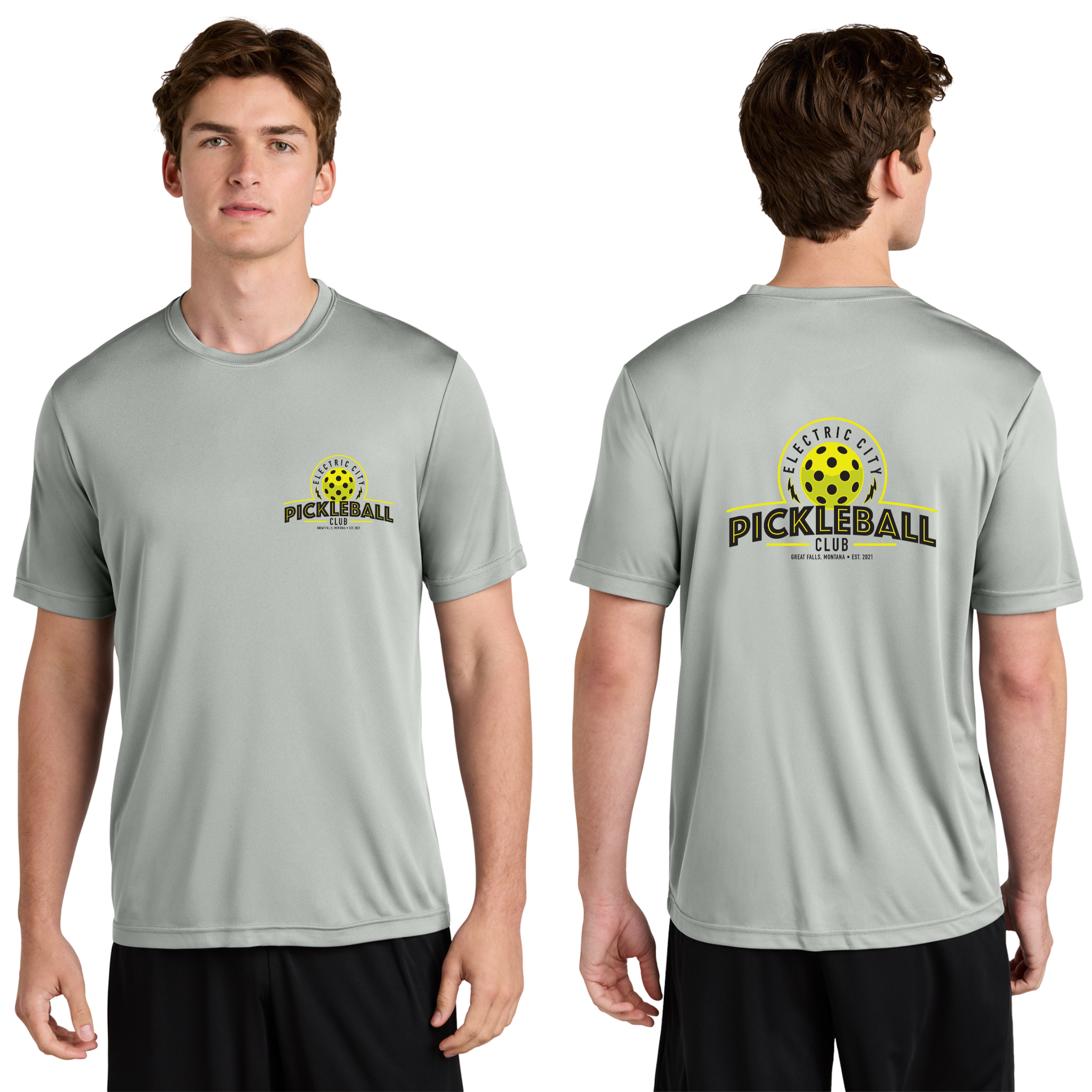 Electric City Pickleball Club Men's Shortsleeve Tee