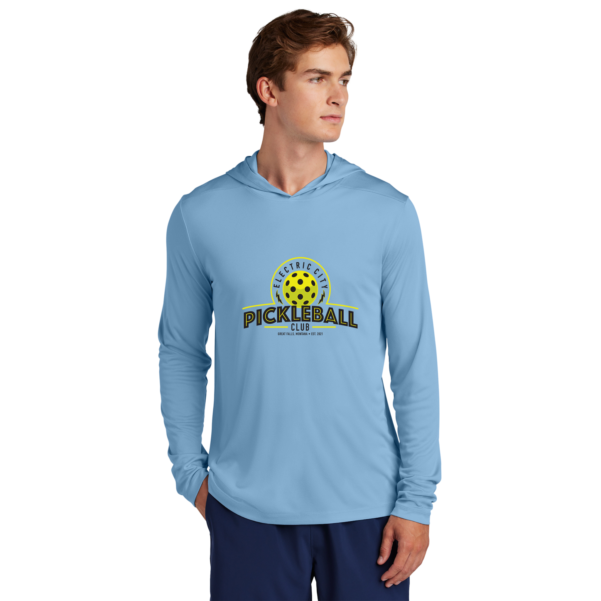 Electric City Pickleball Club Hood Tee