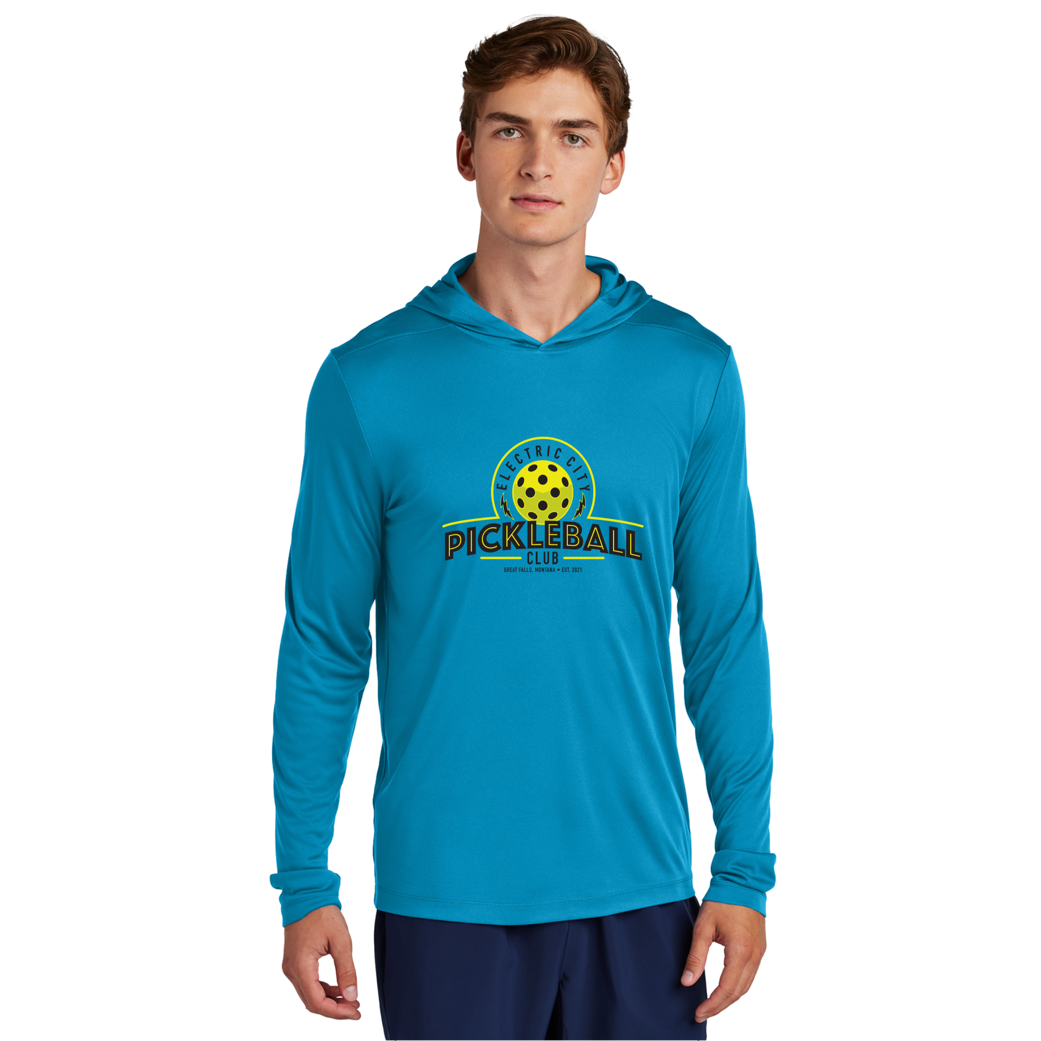 Electric City Pickleball Club Hood Tee