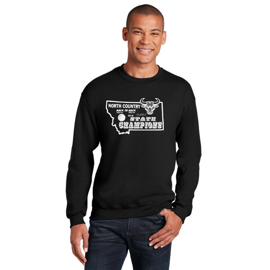 North Country Mavericks Champion Spirit Crewneck Sweatshirt - Gildan® Heavy Blend™