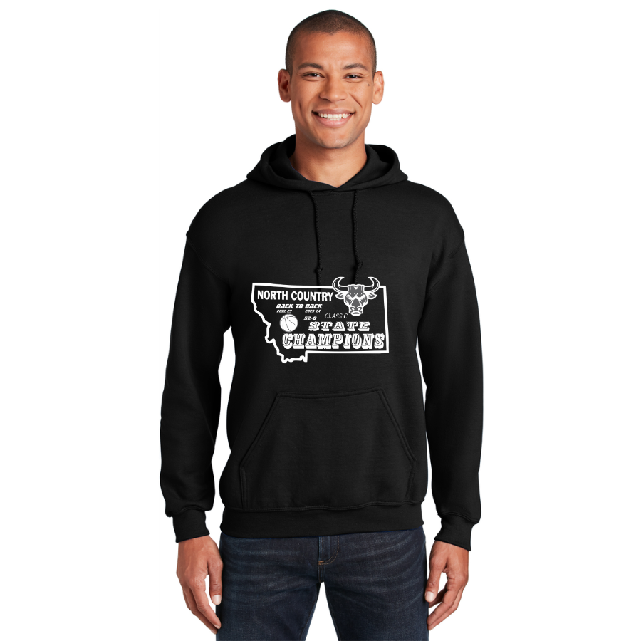 North Country Mavericks Championship Gildan® Heavy Blend™ Hooded Sweatshirt